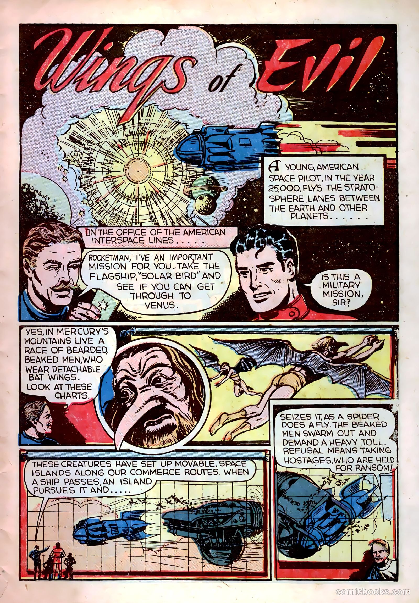 Rocketman #1 (1952) — page 3 of 36