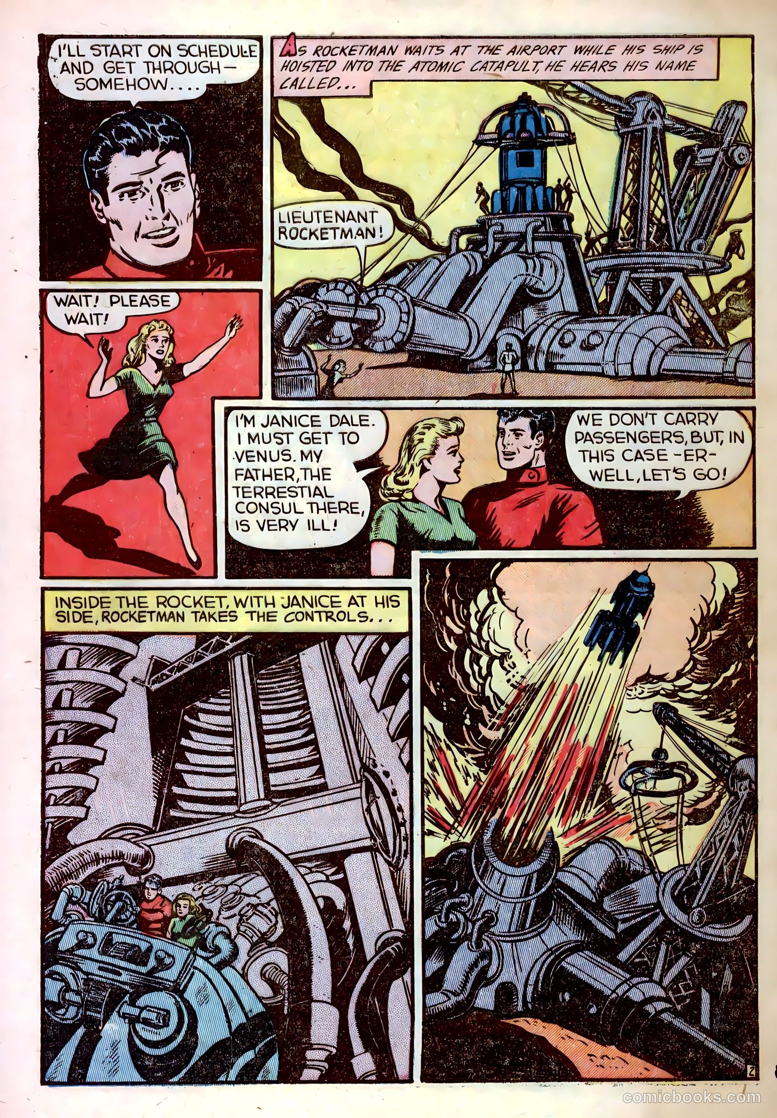 Rocketman #1 (1952) — page 4 of 36