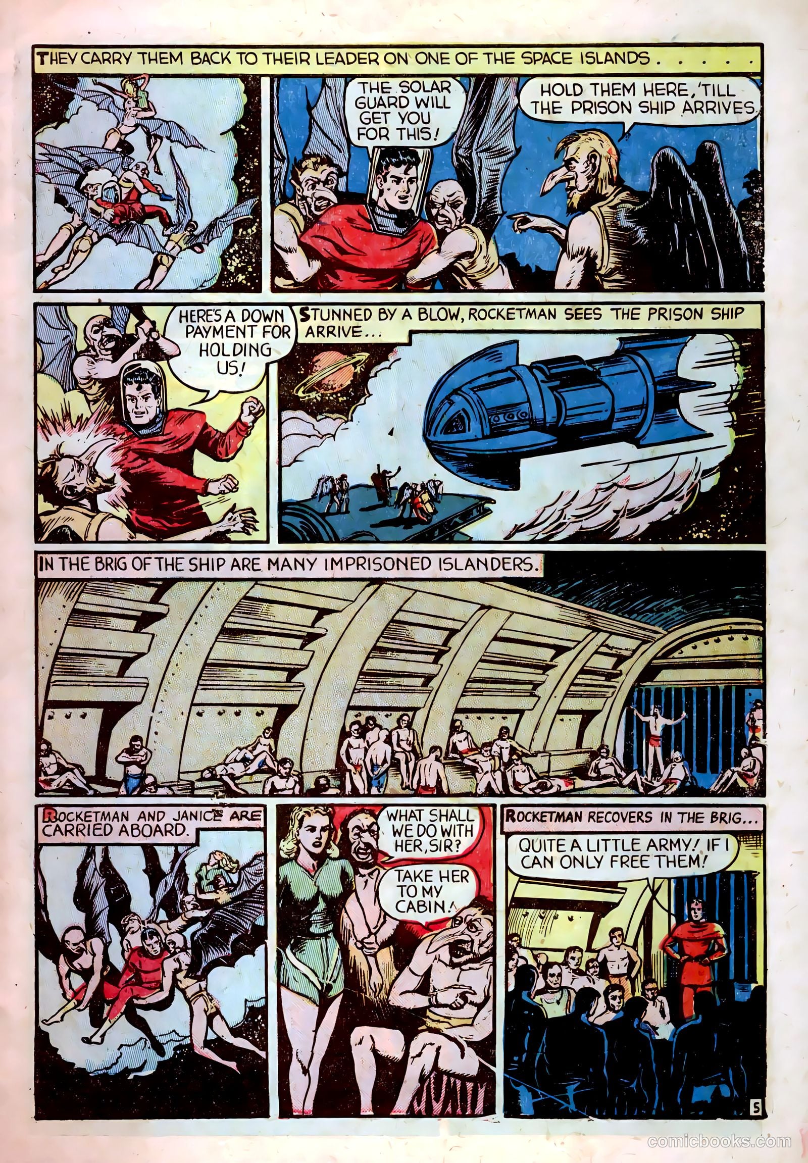 Rocketman #1 (1952) — page 7 of 36