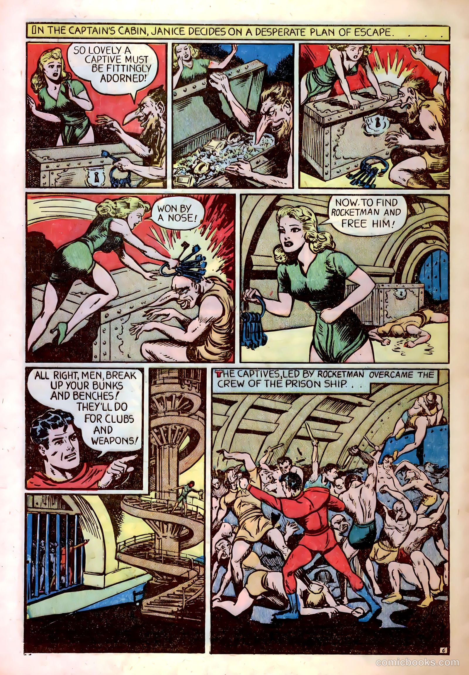 Rocketman #1 (1952) — page 8 of 36