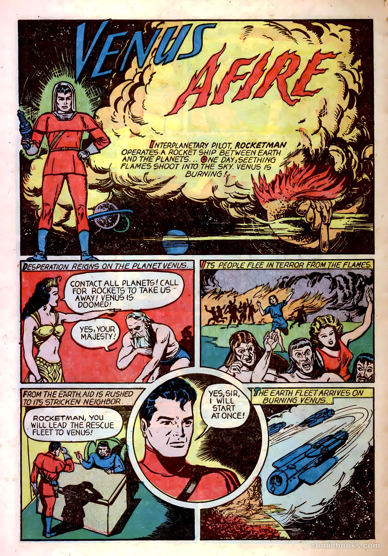 Rocketman #1 (1952) — page 10 of 36
