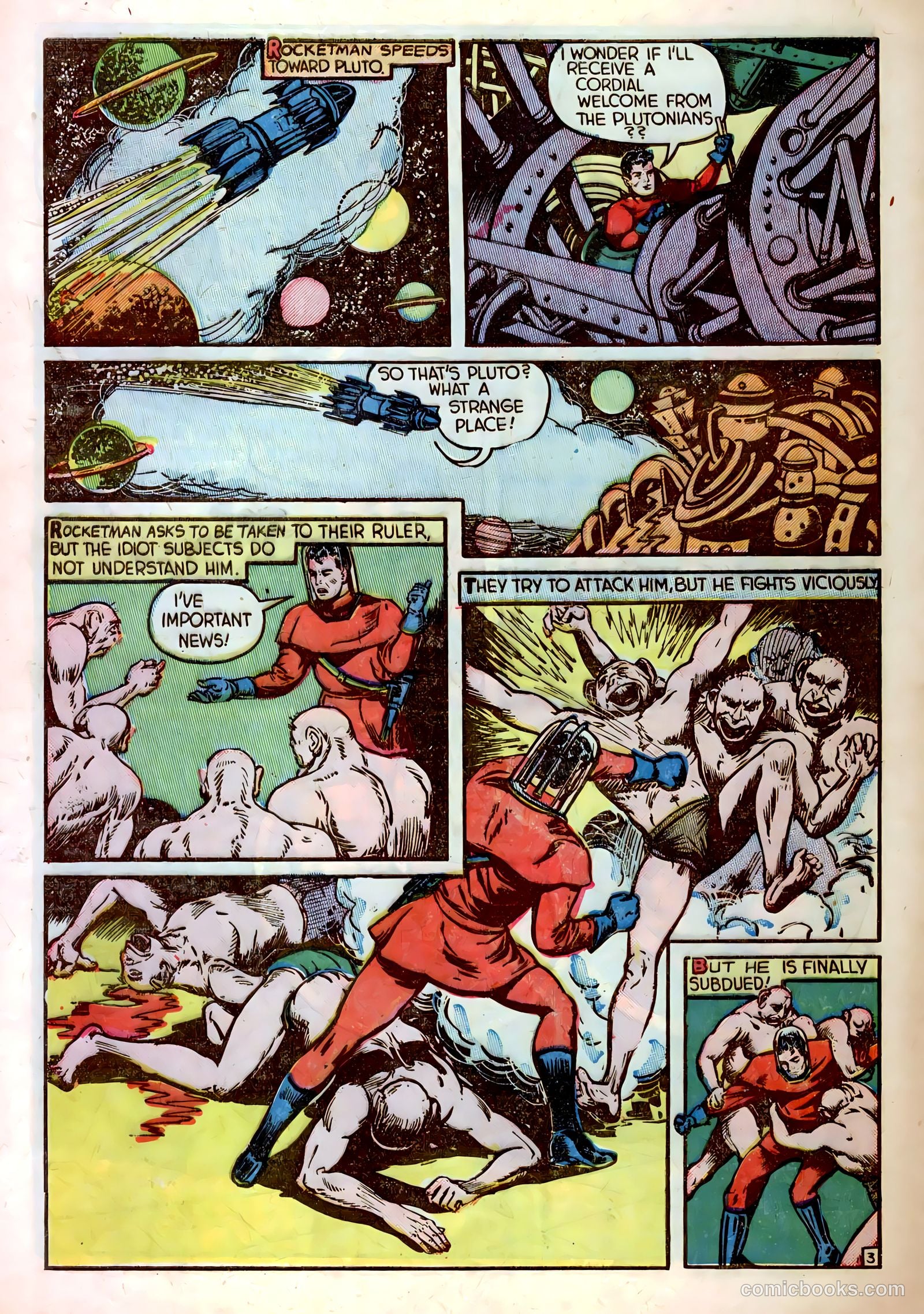 Rocketman #1 (1952) — page 28 of 36