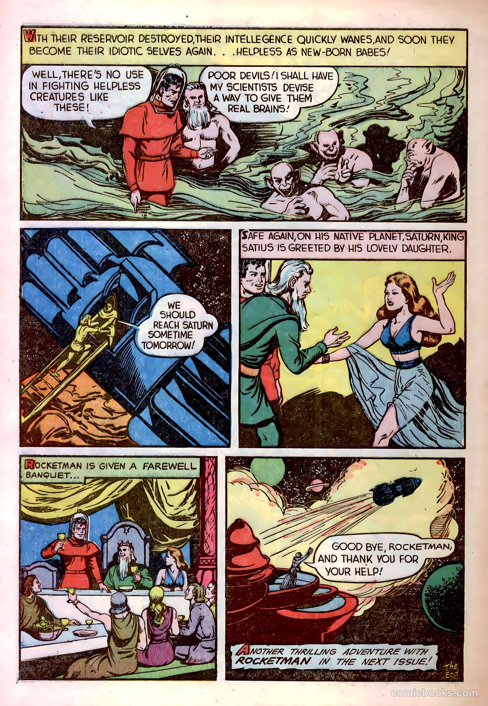 Rocketman #1 (1952) — page 32 of 36