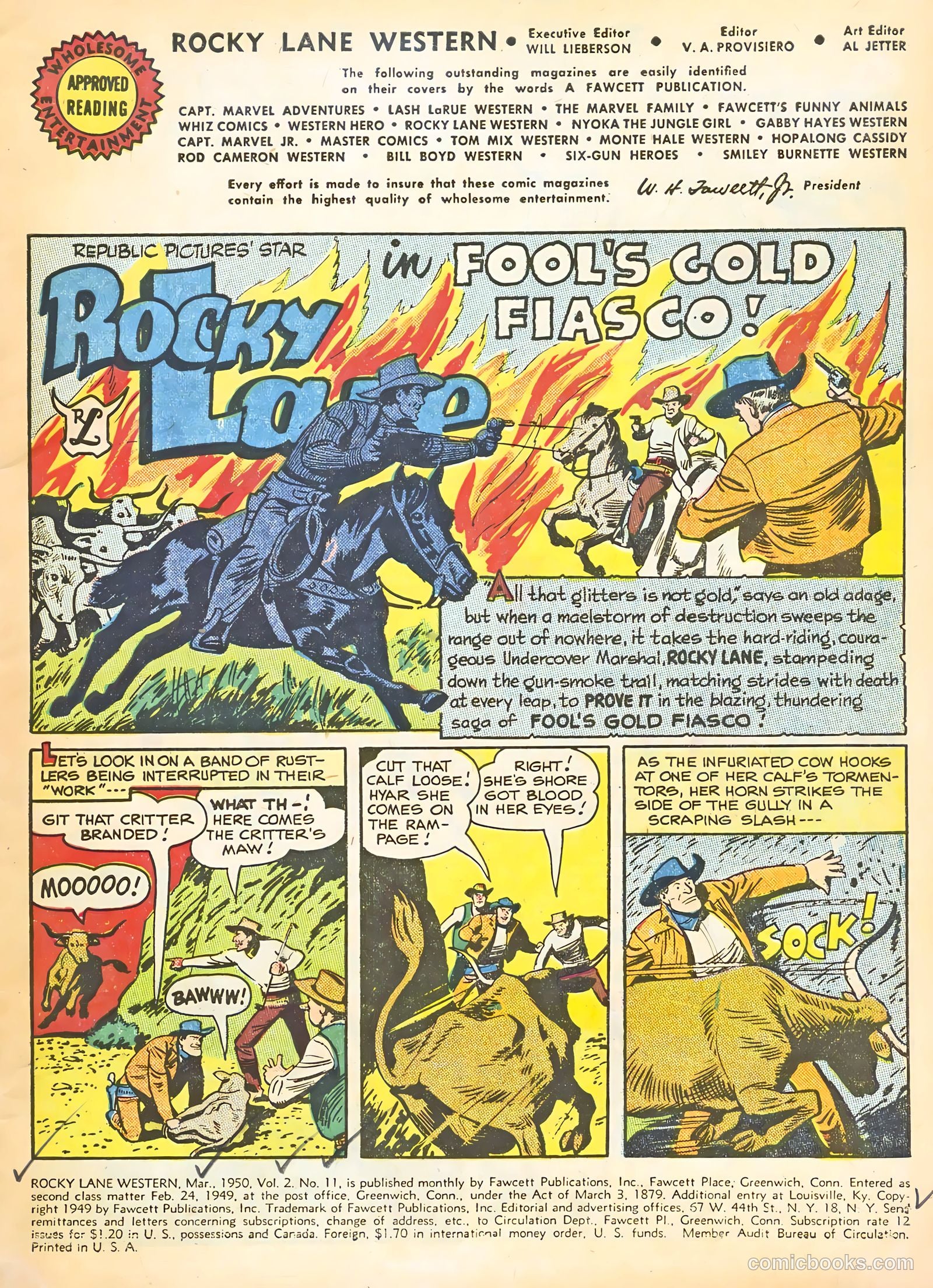 Rocky Lane #11 (1950) — page 3 of 52