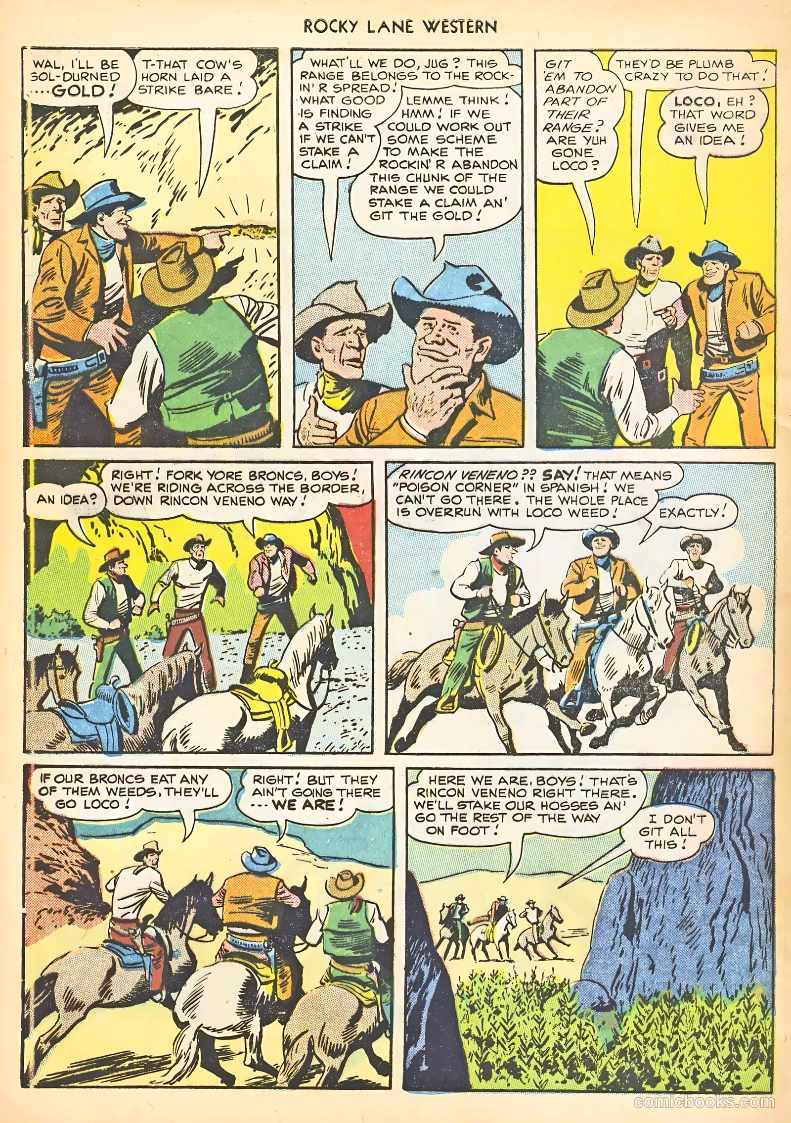 Rocky Lane #11 (1950) — page 4 of 52
