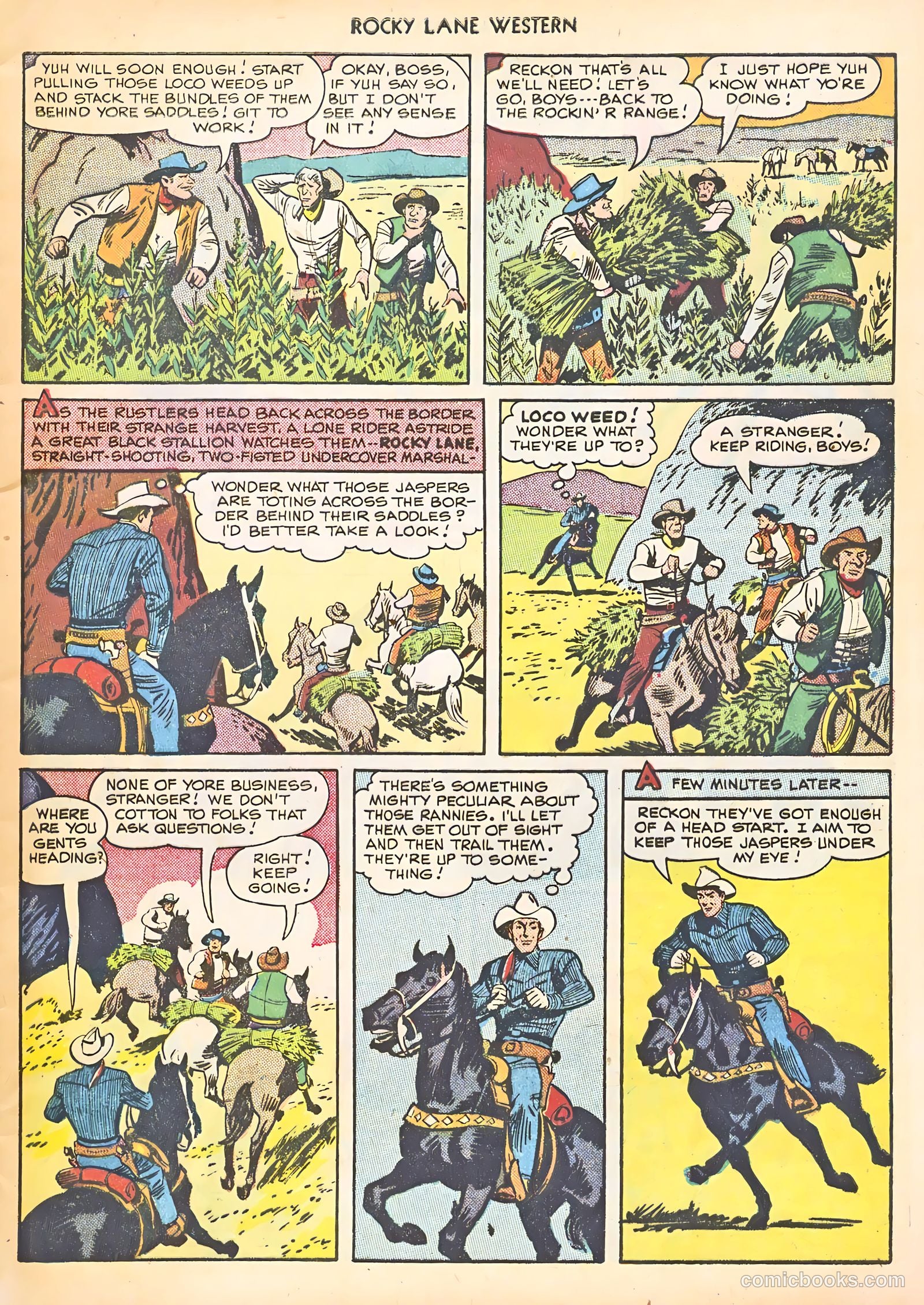 Rocky Lane #11 (1950) — page 5 of 52