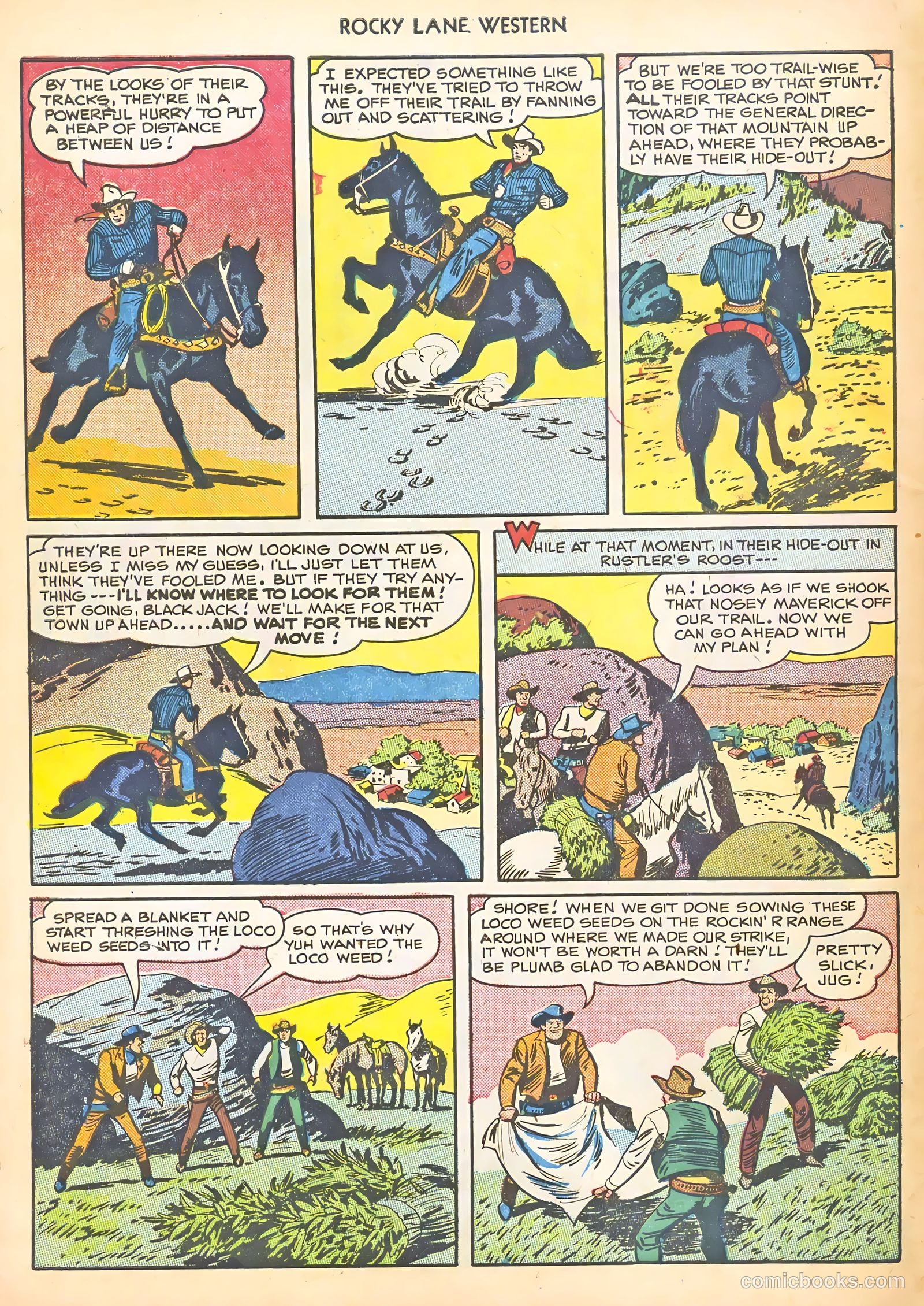 Rocky Lane #11 (1950) — page 6 of 52