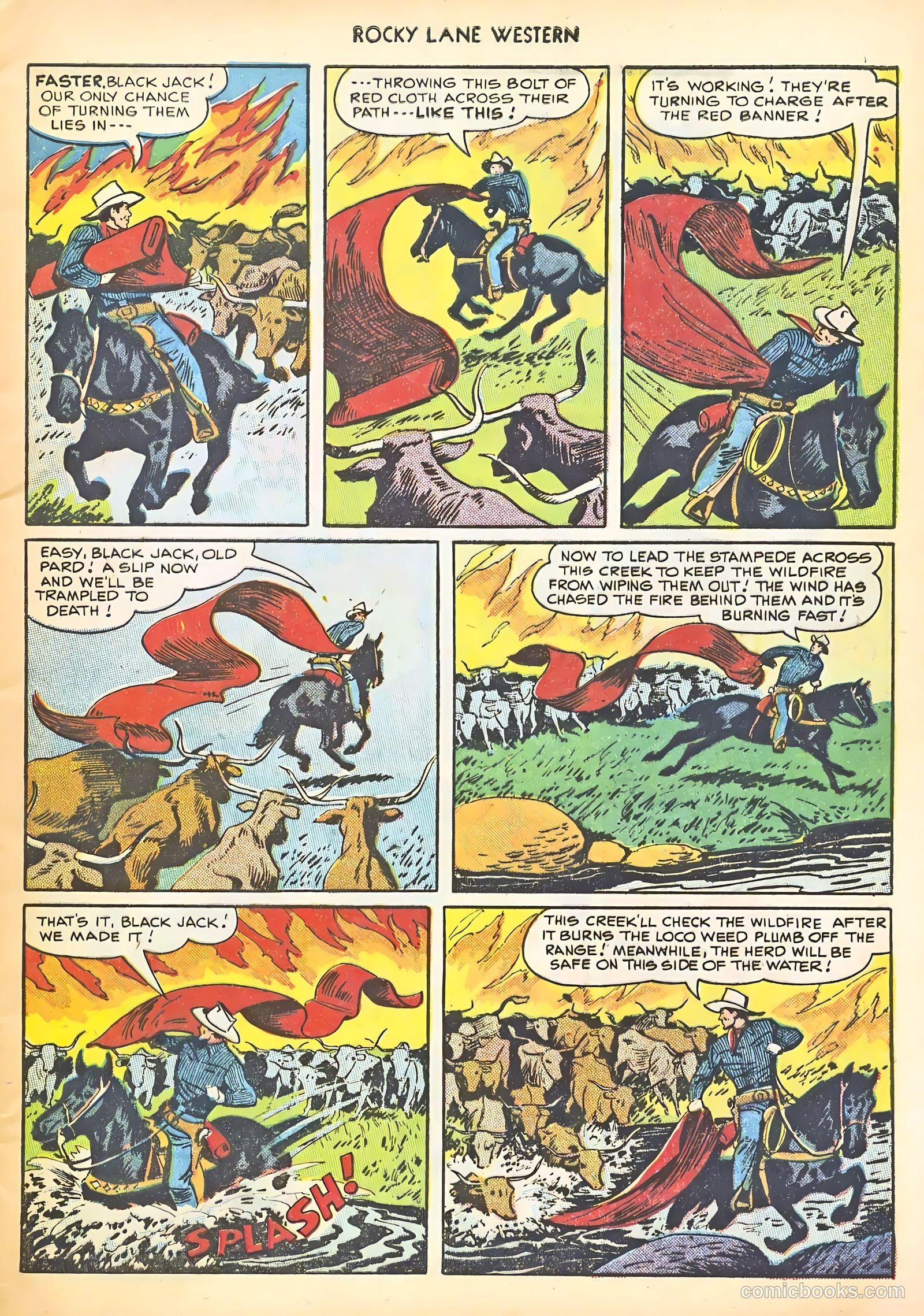 Rocky Lane #11 (1950) — page 9 of 52