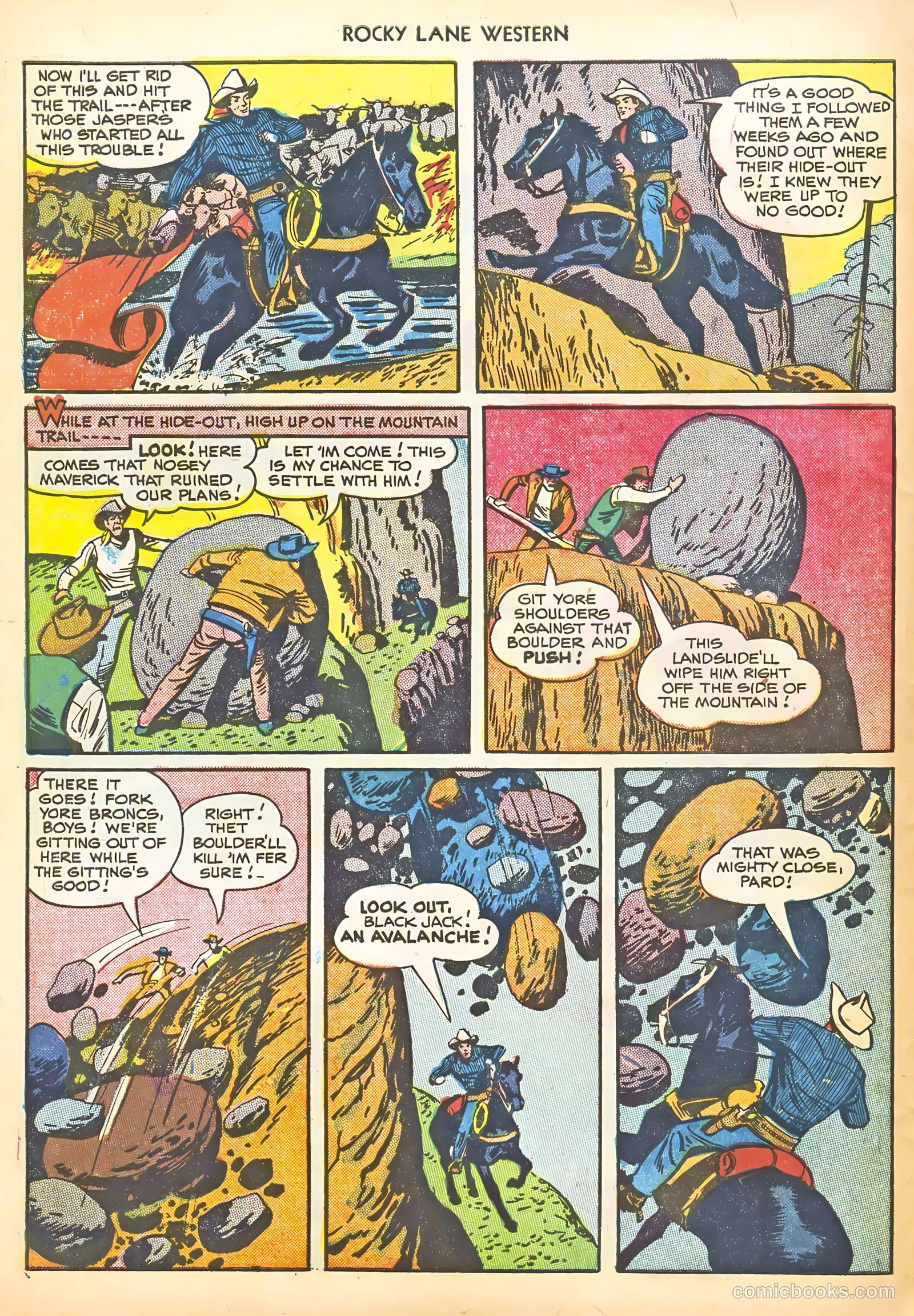 Rocky Lane #11 (1950) — page 10 of 52