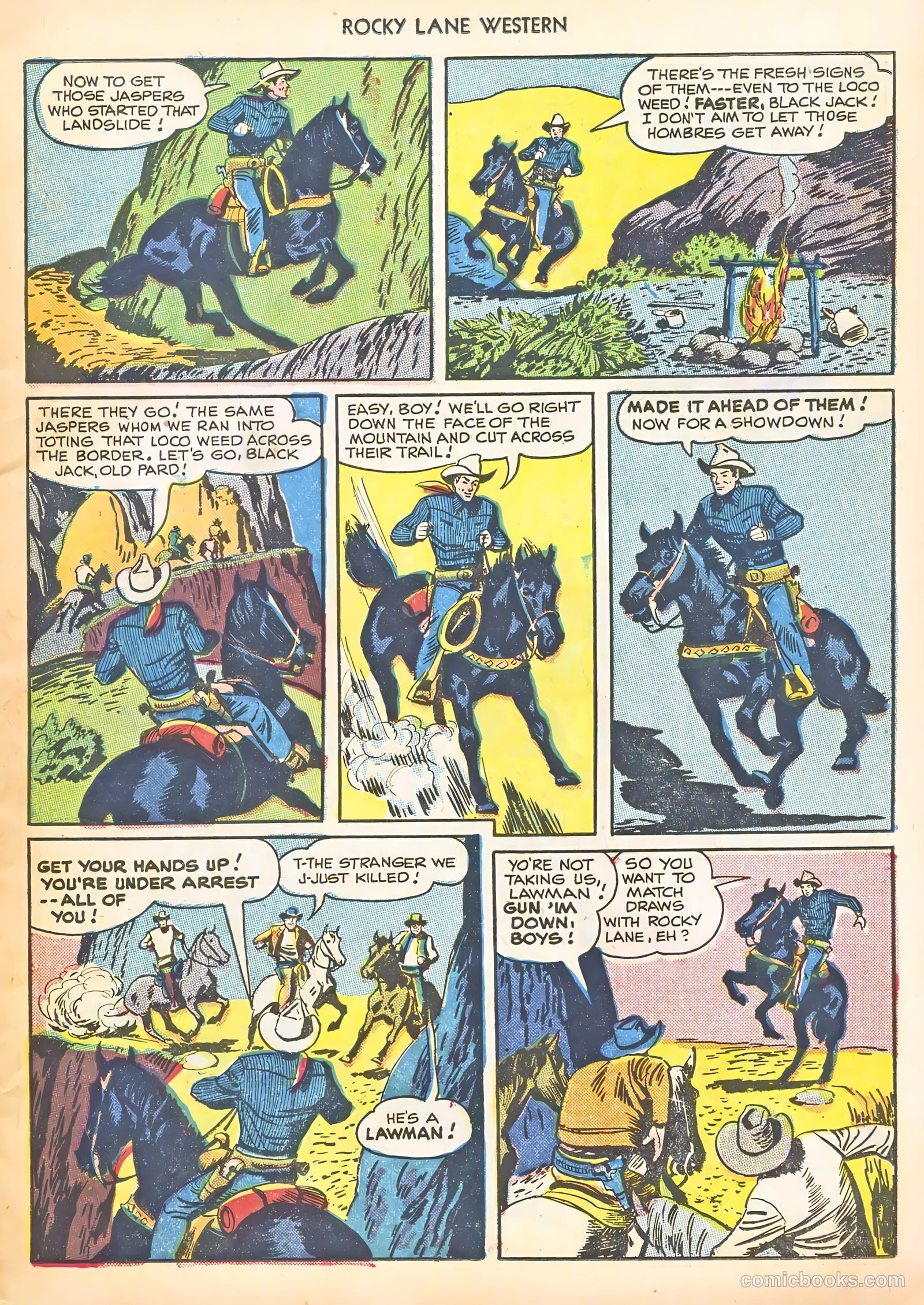 Rocky Lane #11 (1950) — page 11 of 52
