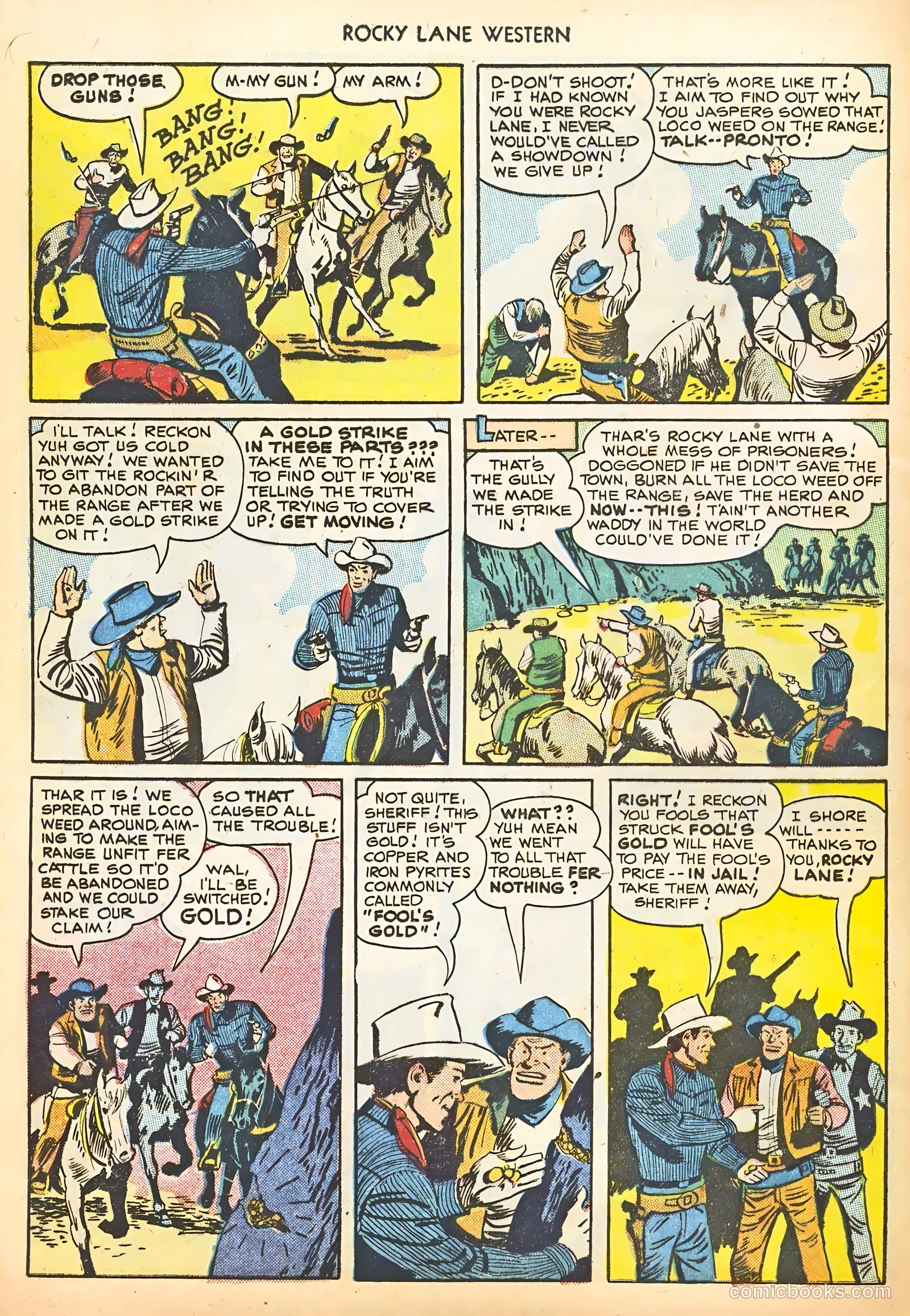Rocky Lane #11 (1950) — page 12 of 52