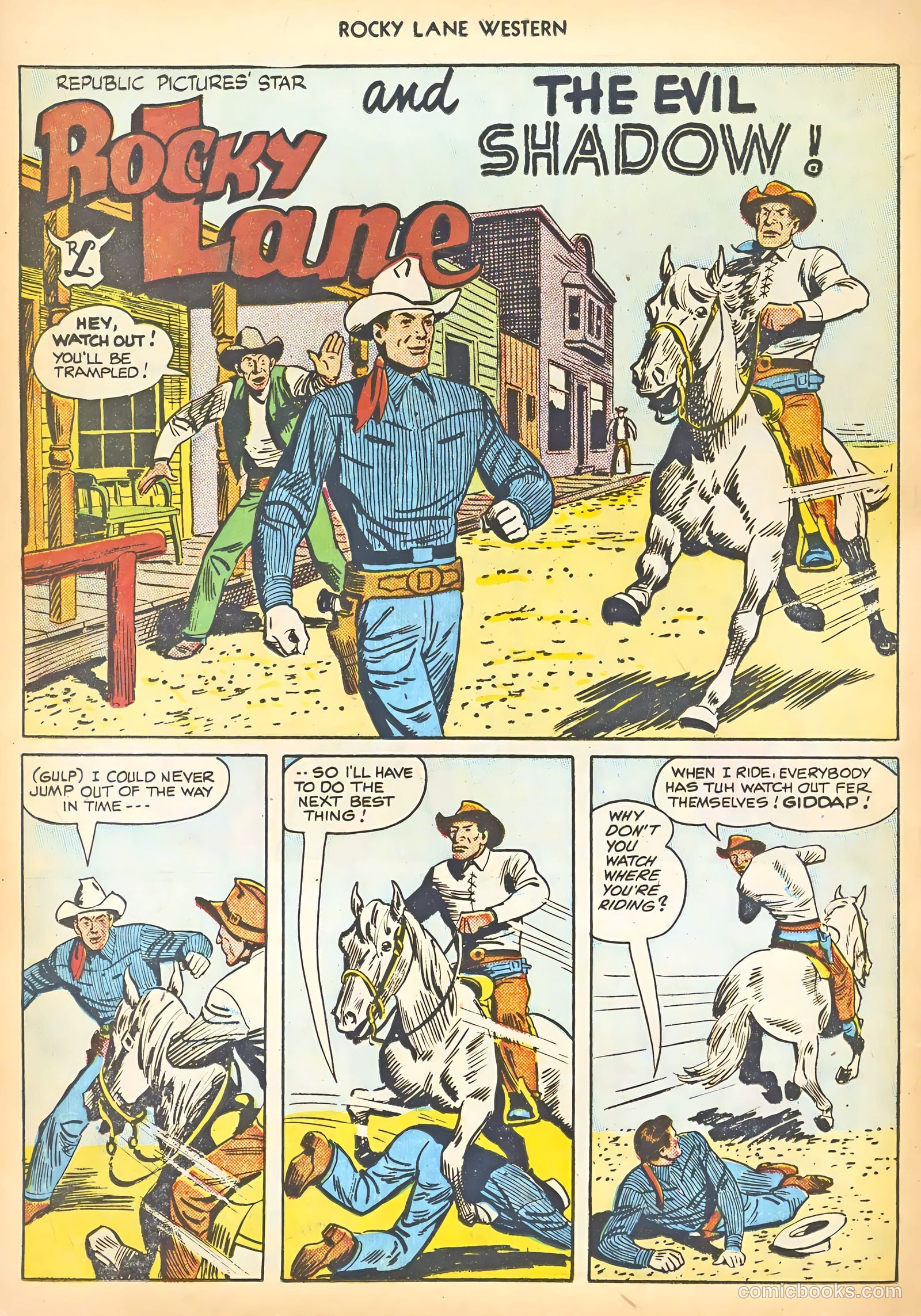 Rocky Lane #11 (1950) — page 26 of 52