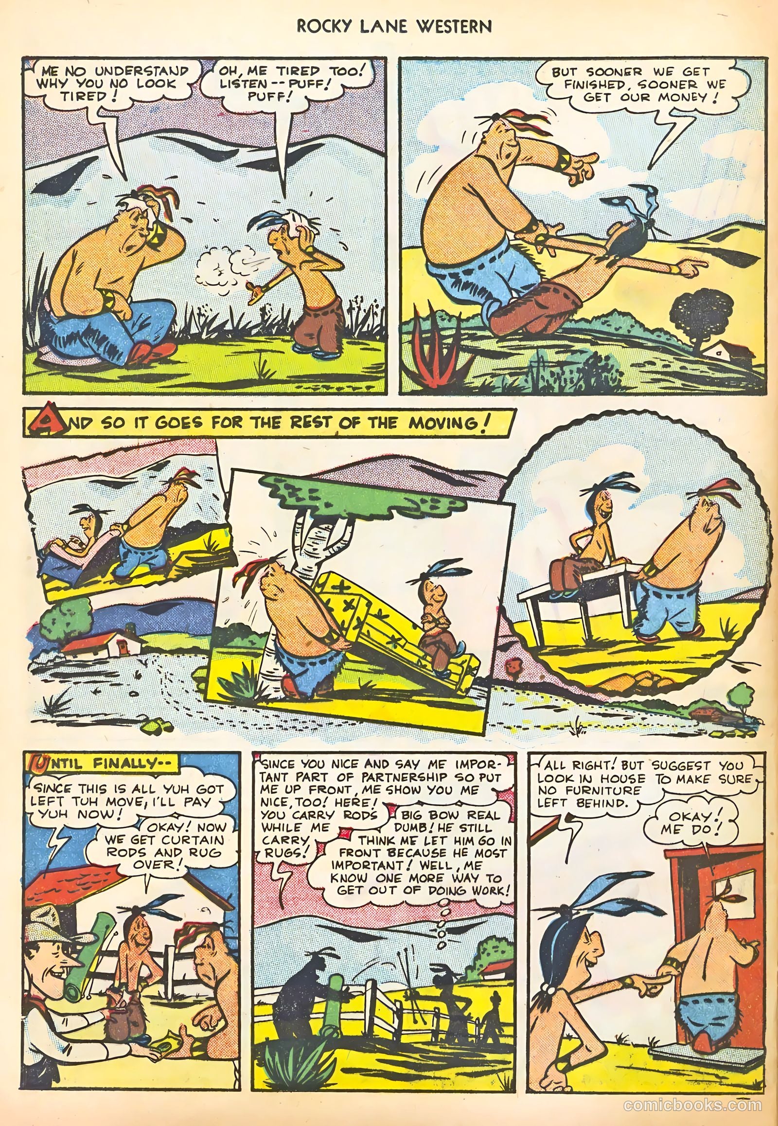 Rocky Lane #11 (1950) — page 40 of 52