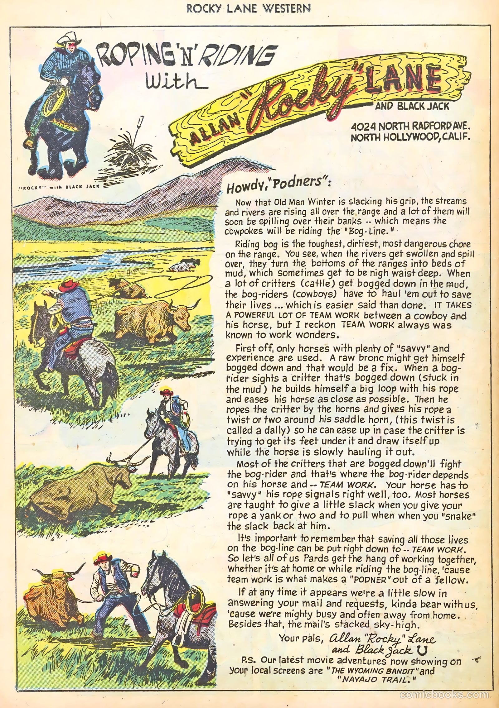 Rocky Lane #11 (1950) — page 42 of 52