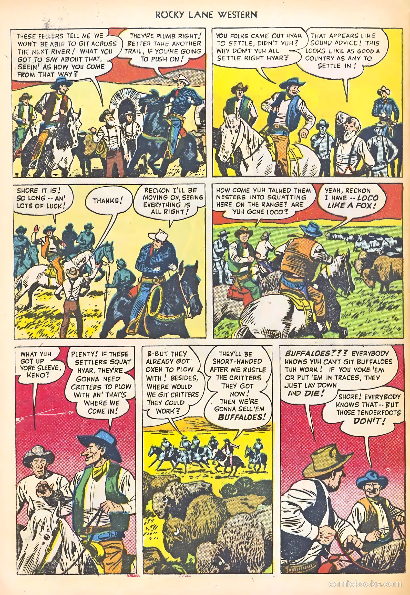 Rocky Lane #11 (1950) — page 44 of 52