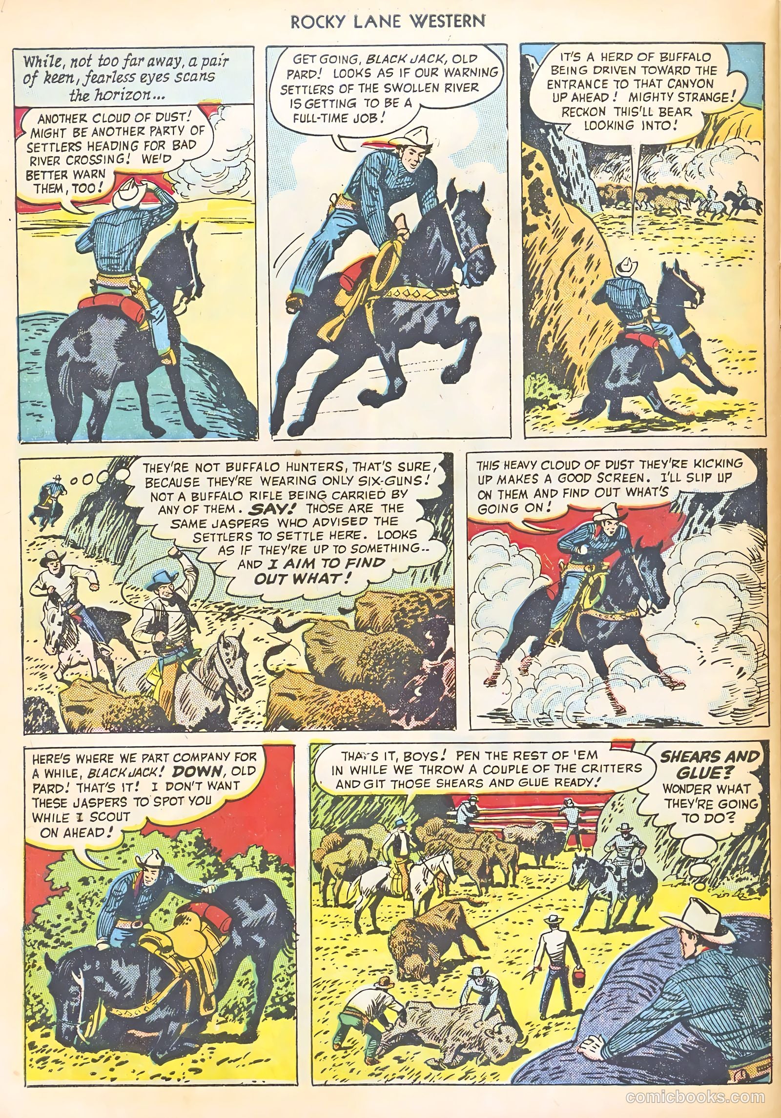 Rocky Lane #11 (1950) — page 46 of 52