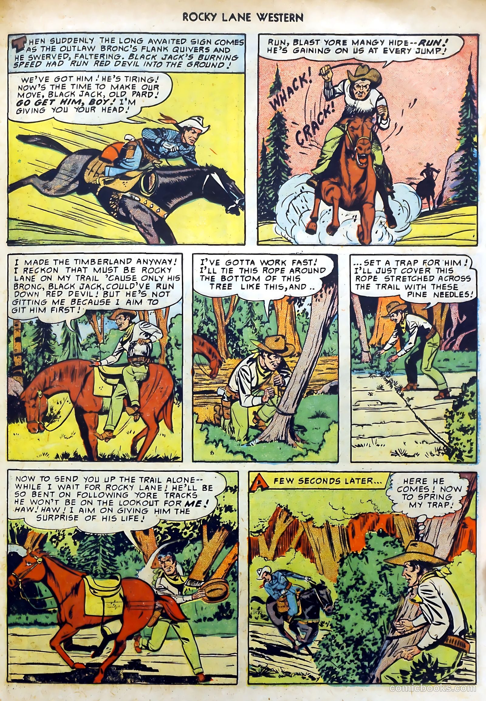 Rocky Lane #15 (1950) — page 29 of 52