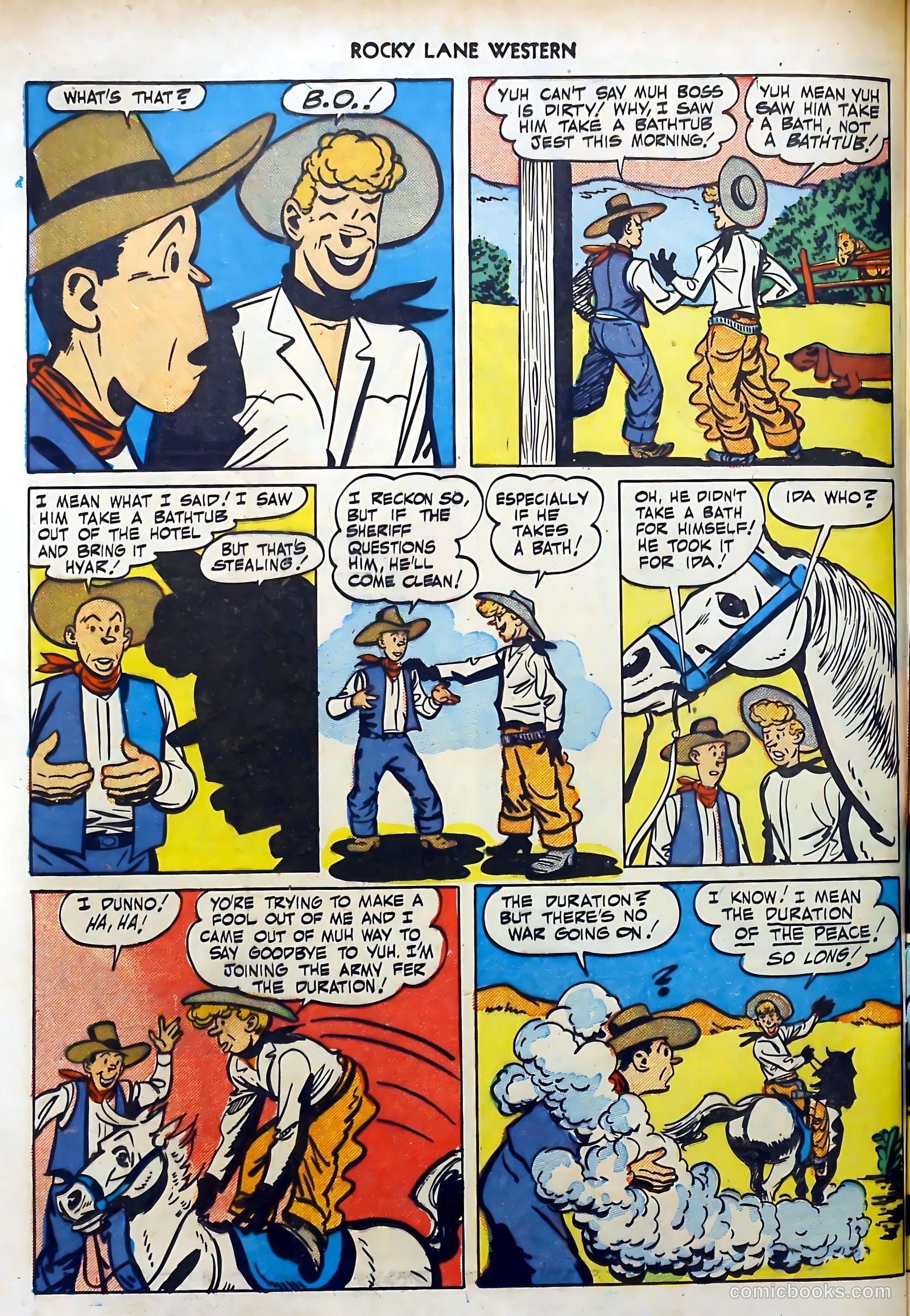 Rocky Lane #15 (1950) — page 40 of 52