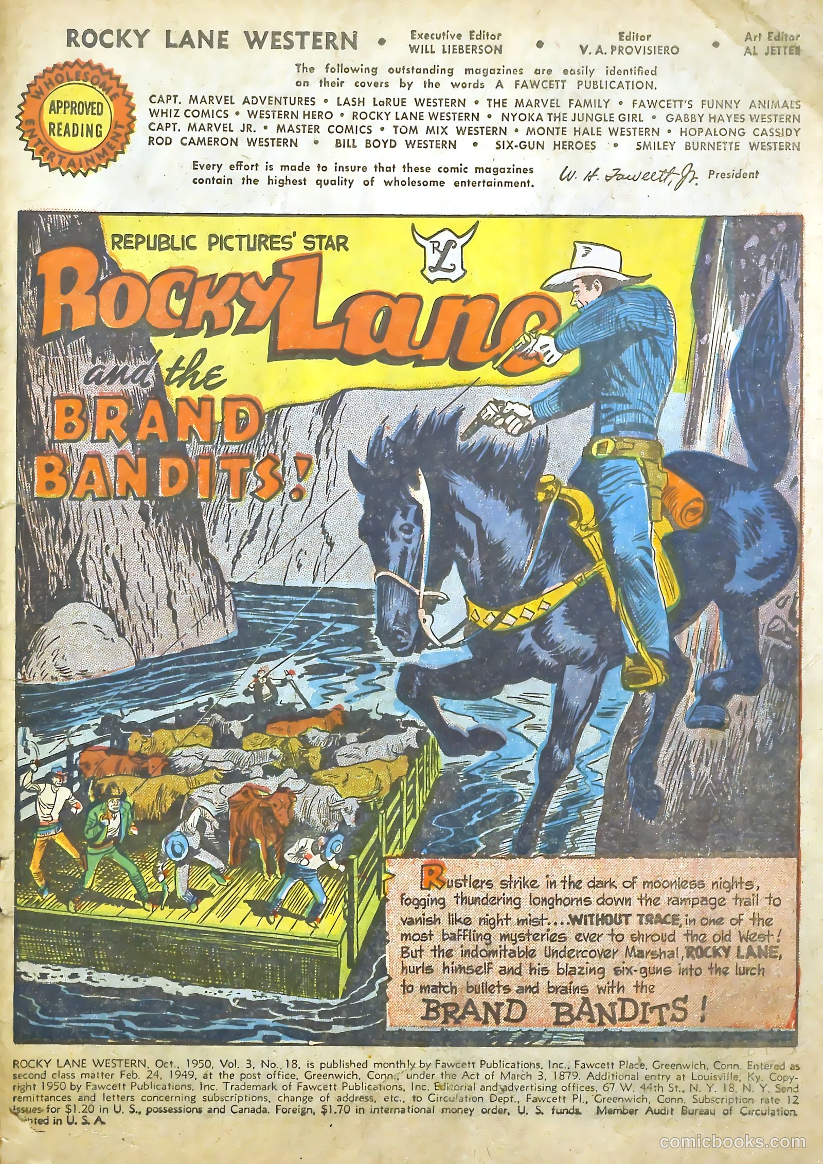 Rocky Lane #18 (1950) — page 3 of 36