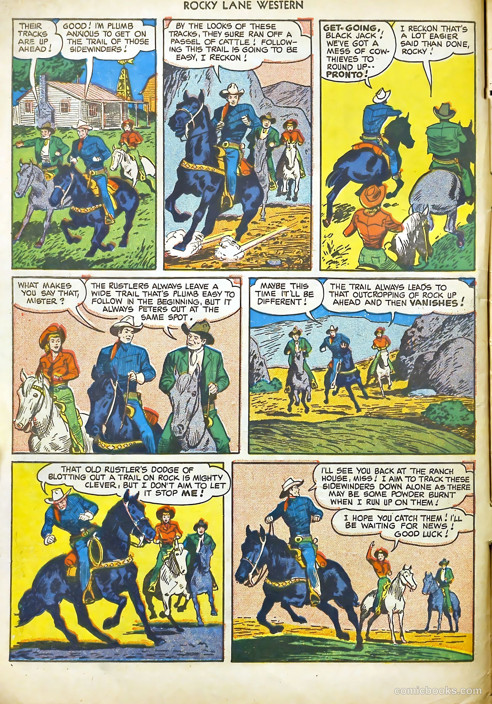 Rocky Lane #18 (1950) — page 6 of 36