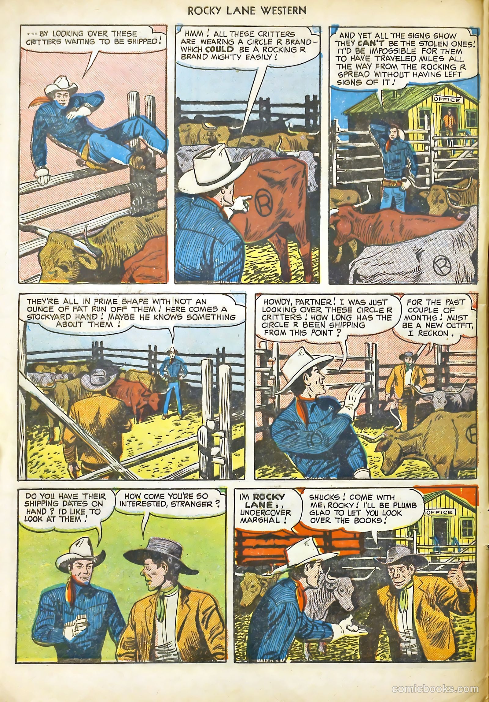Rocky Lane #18 (1950) — page 8 of 36