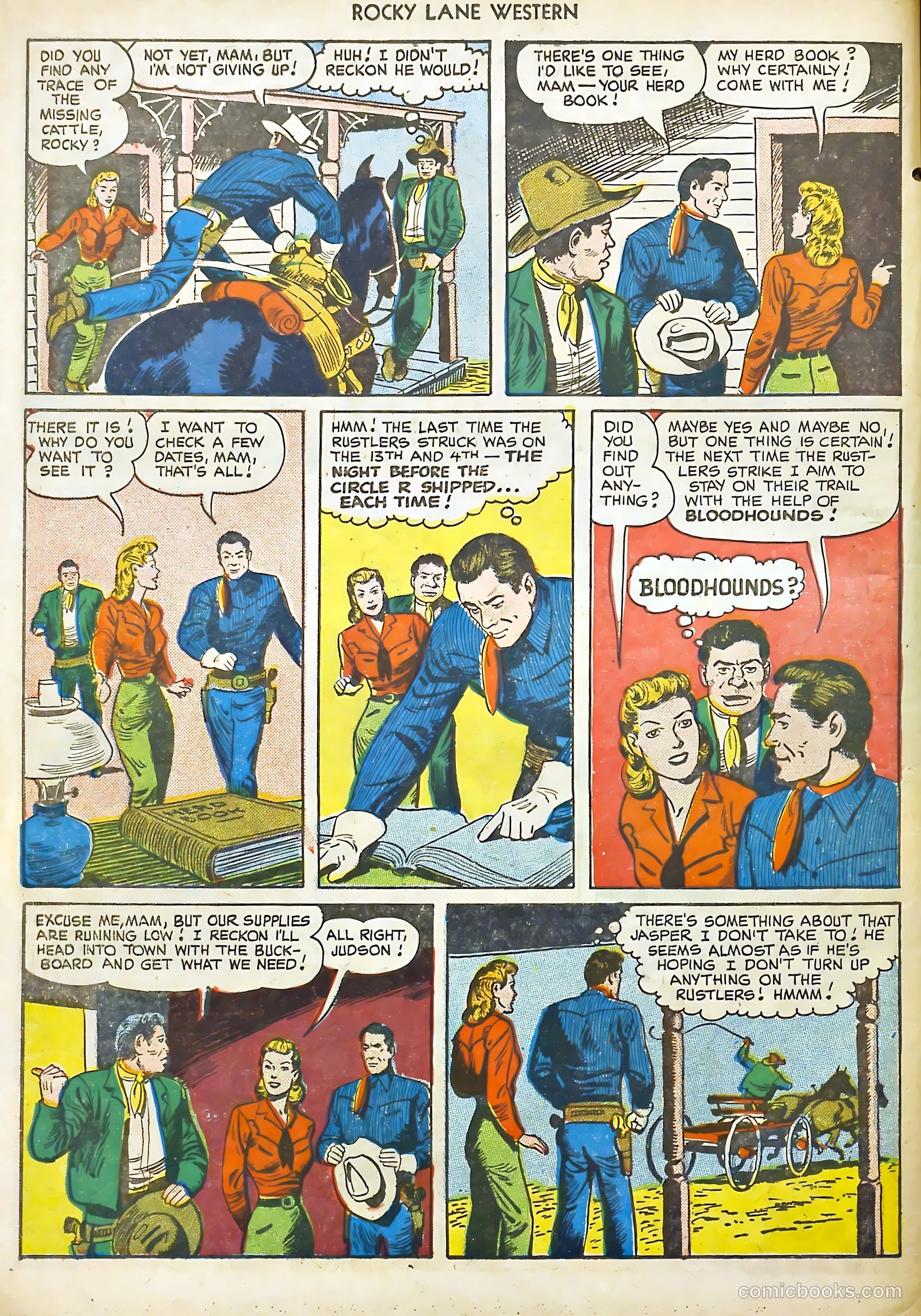Rocky Lane #18 (1950) — page 10 of 36
