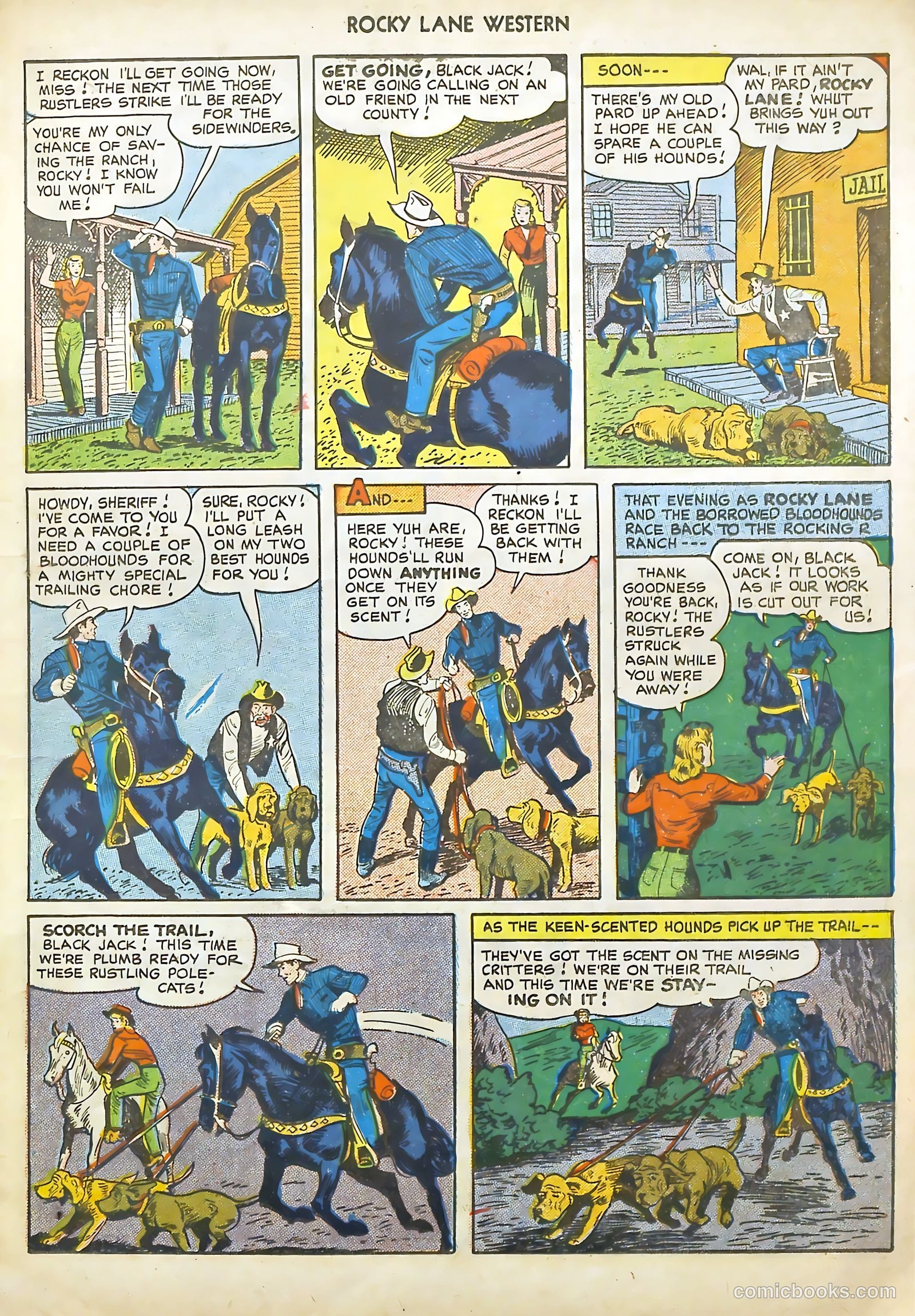 Rocky Lane #18 (1950) — page 11 of 36
