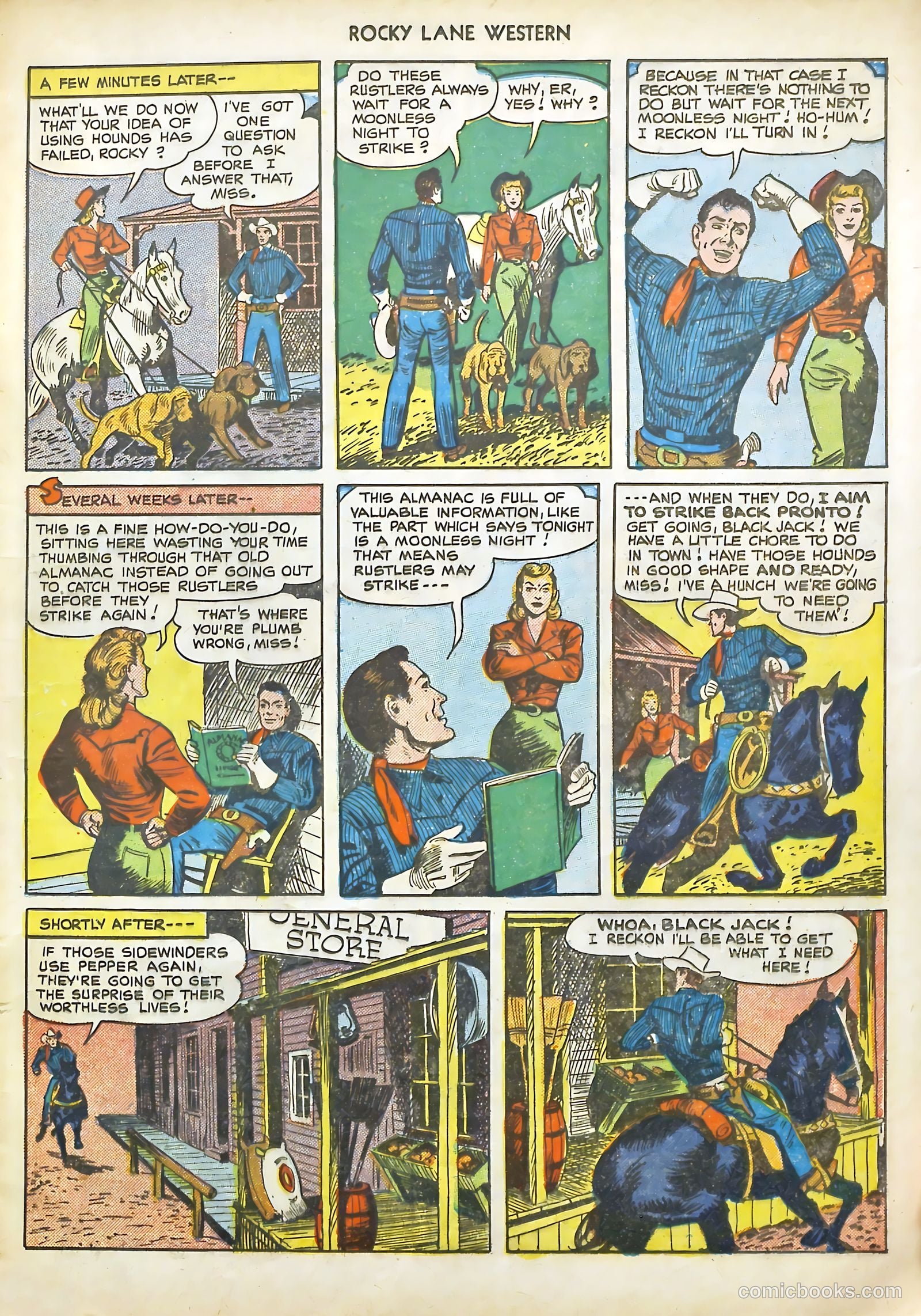 Rocky Lane #18 (1950) — page 13 of 36