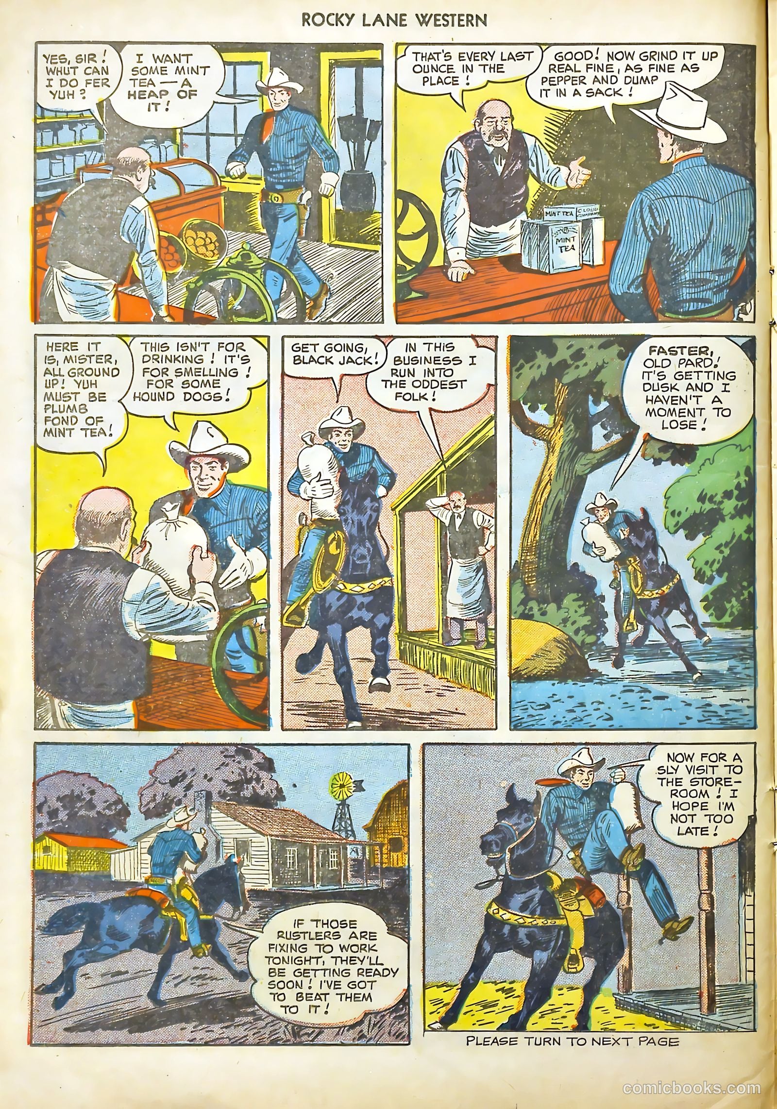 Rocky Lane #18 (1950) — page 14 of 36