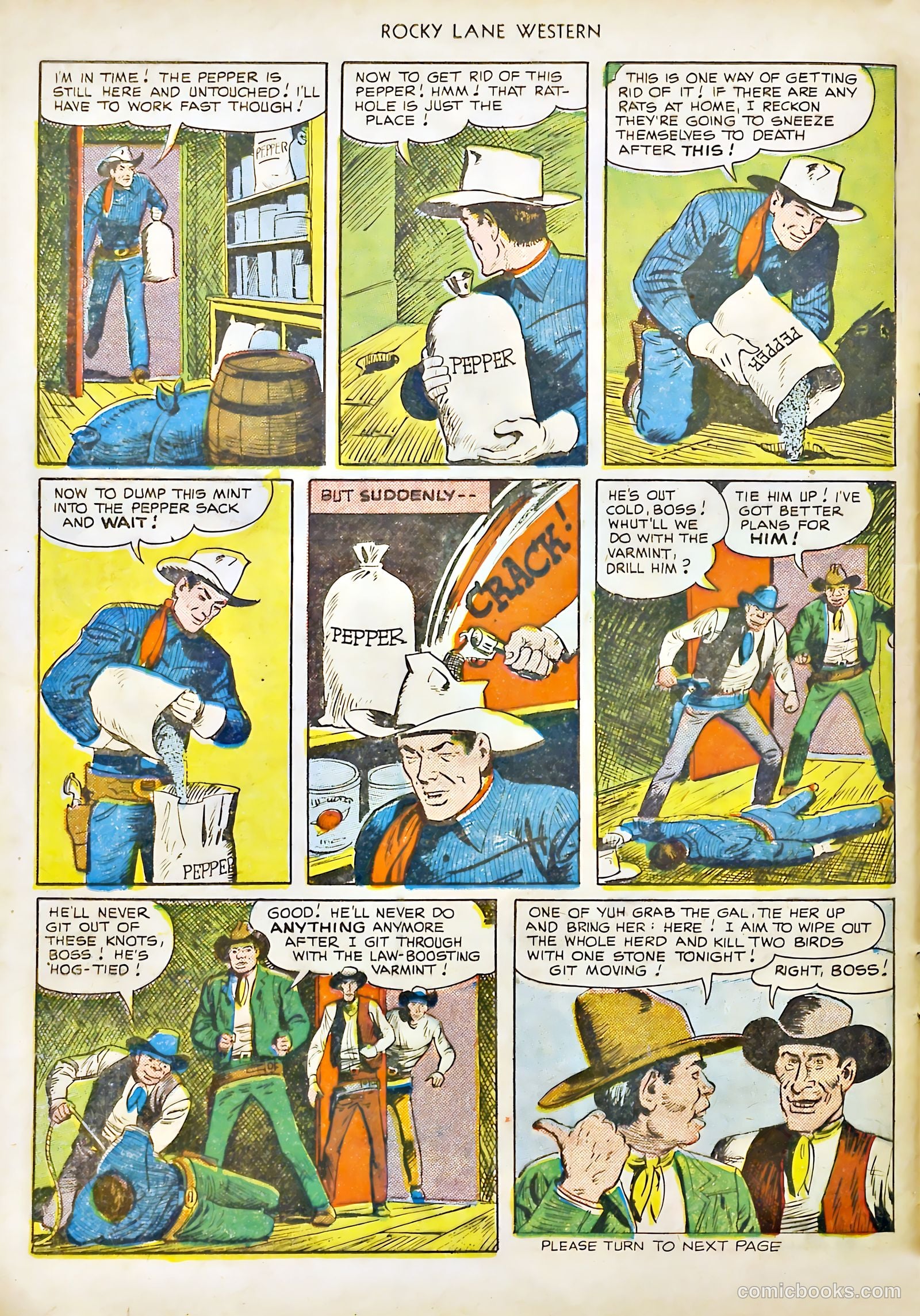 Rocky Lane #18 (1950) — page 16 of 36
