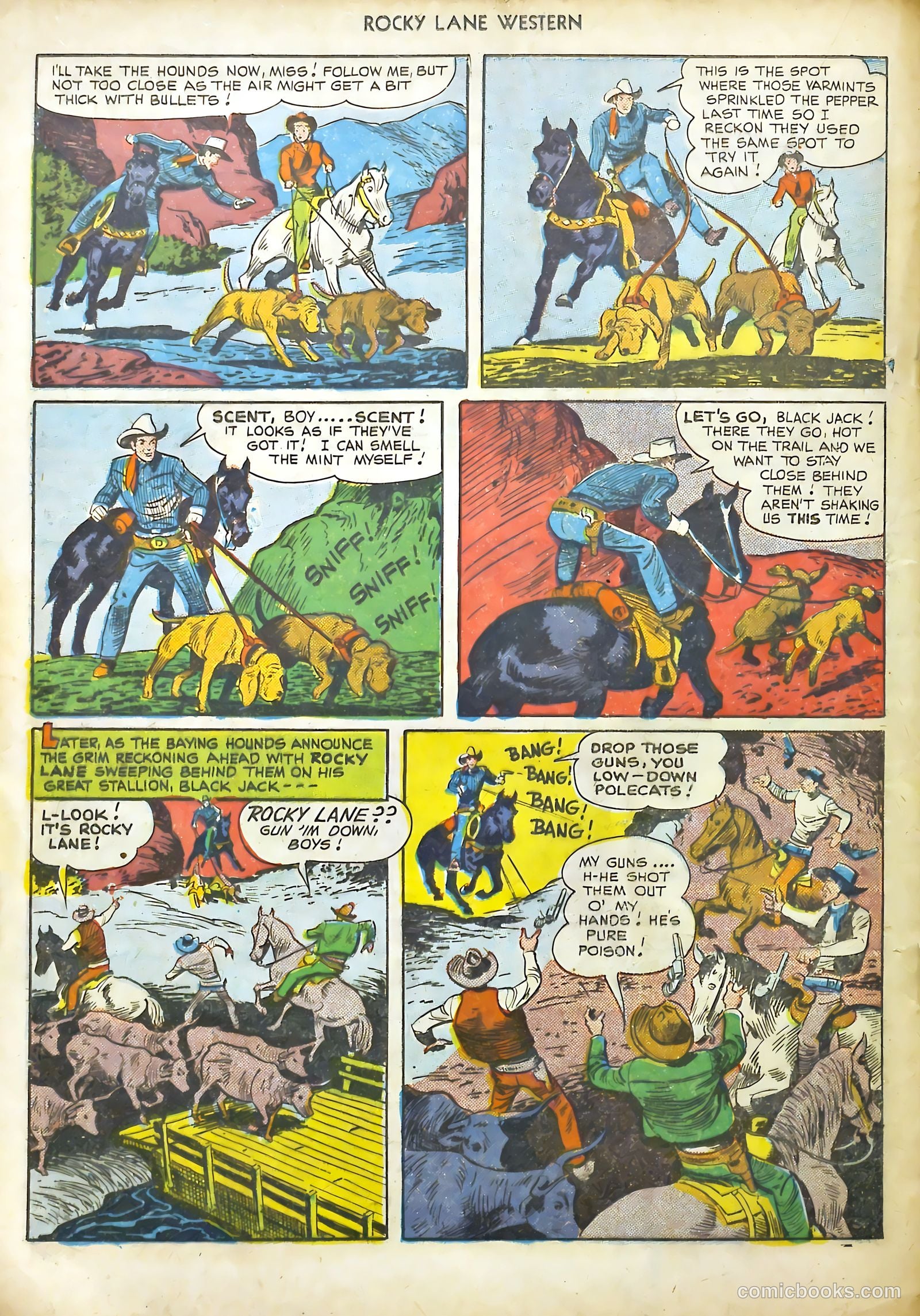 Rocky Lane #18 (1950) — page 20 of 36