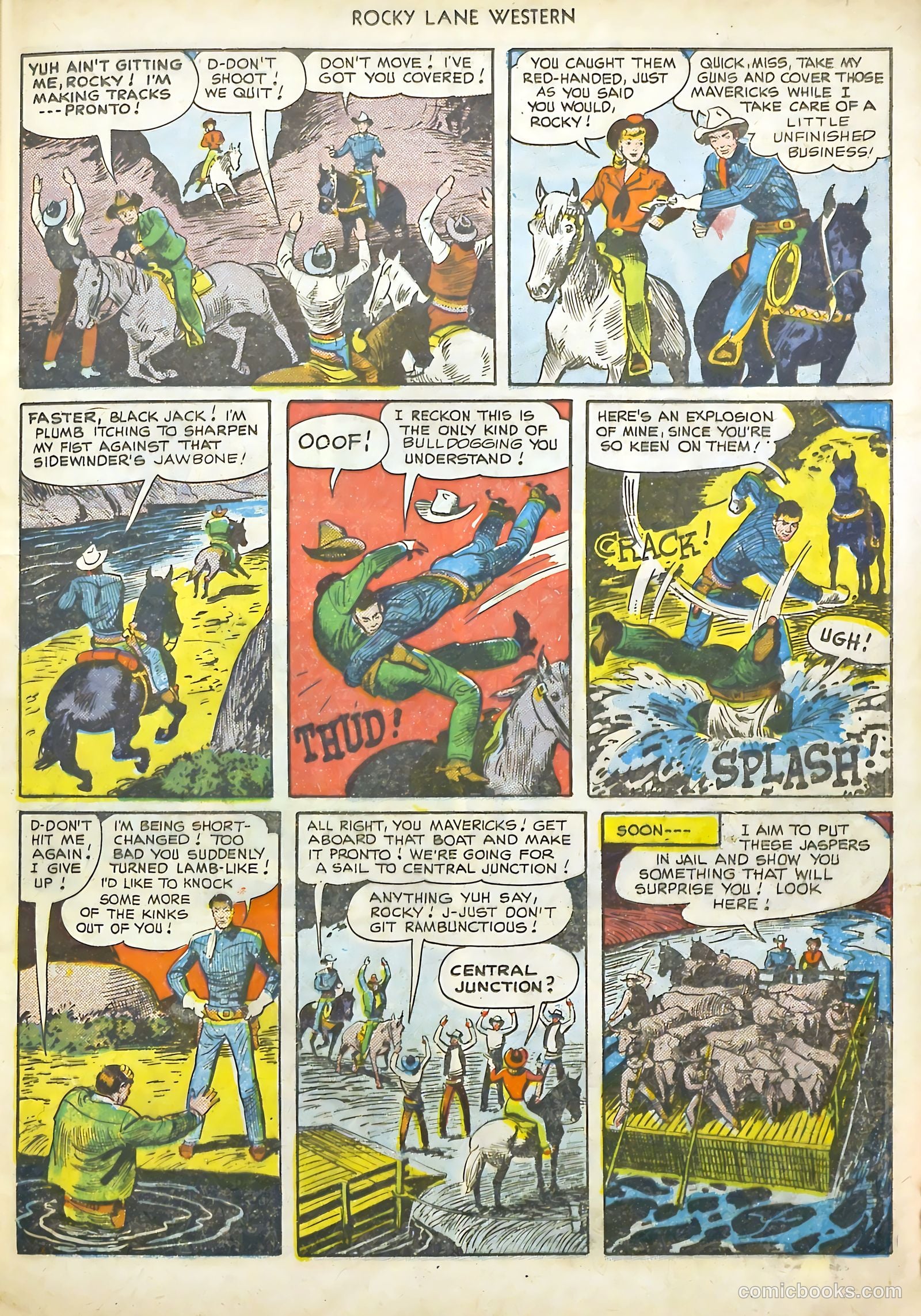 Rocky Lane #18 (1950) — page 21 of 36