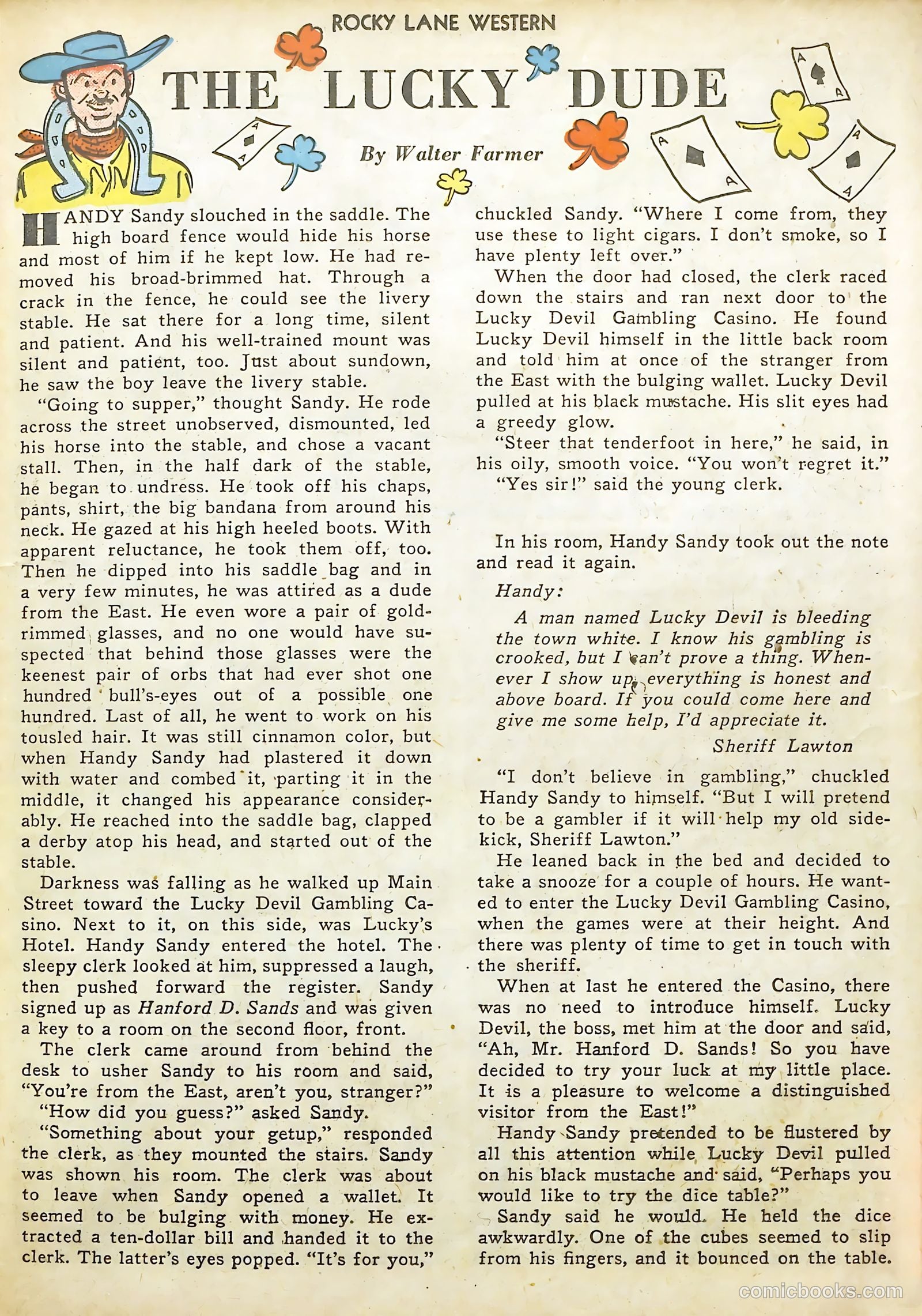 Rocky Lane #18 (1950) — page 23 of 36