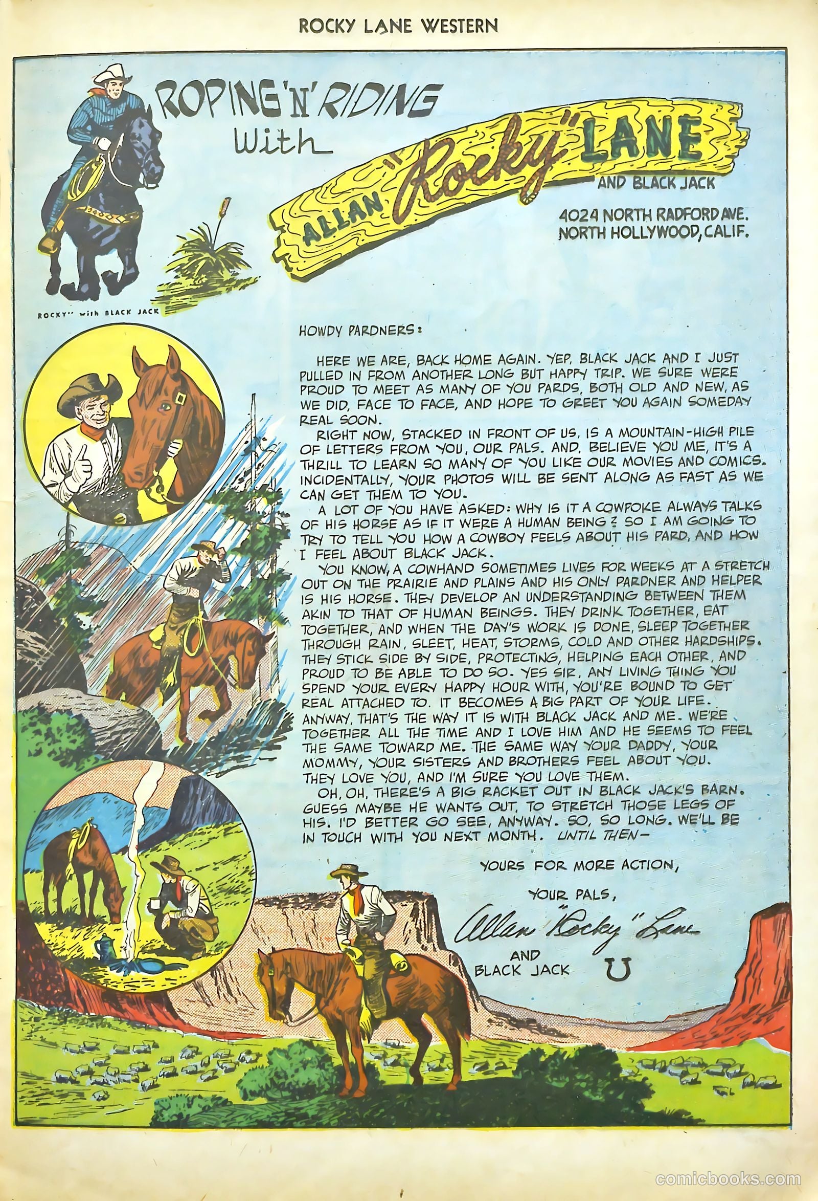 Rocky Lane #18 (1950) — page 25 of 36