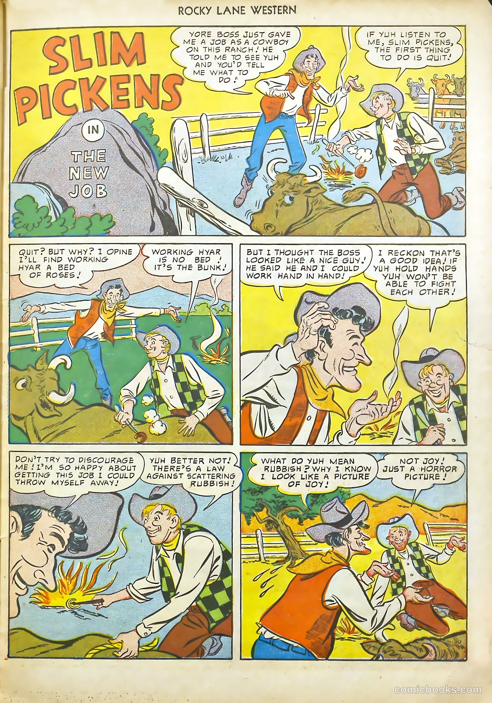 Rocky Lane #18 (1950) — page 27 of 36