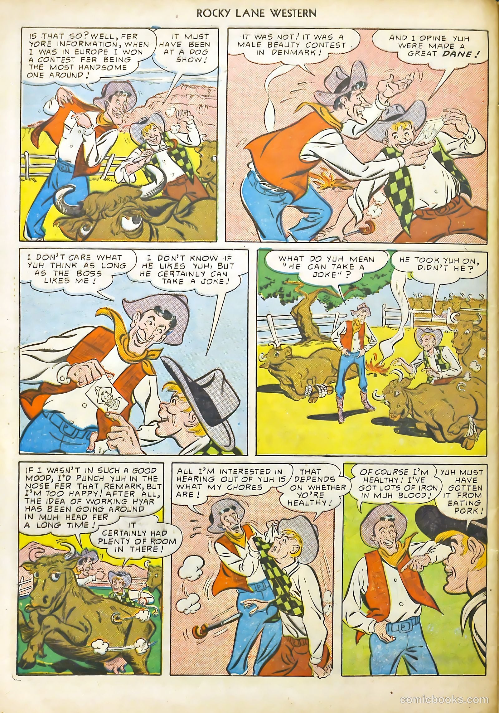 Rocky Lane #18 (1950) — page 28 of 36