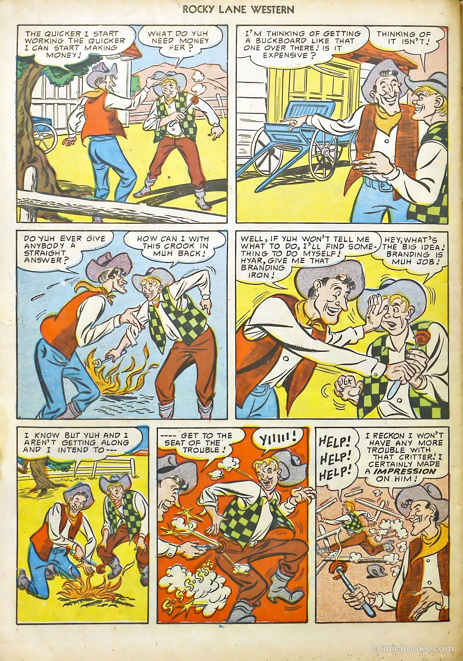 Rocky Lane #18 (1950) — page 30 of 36