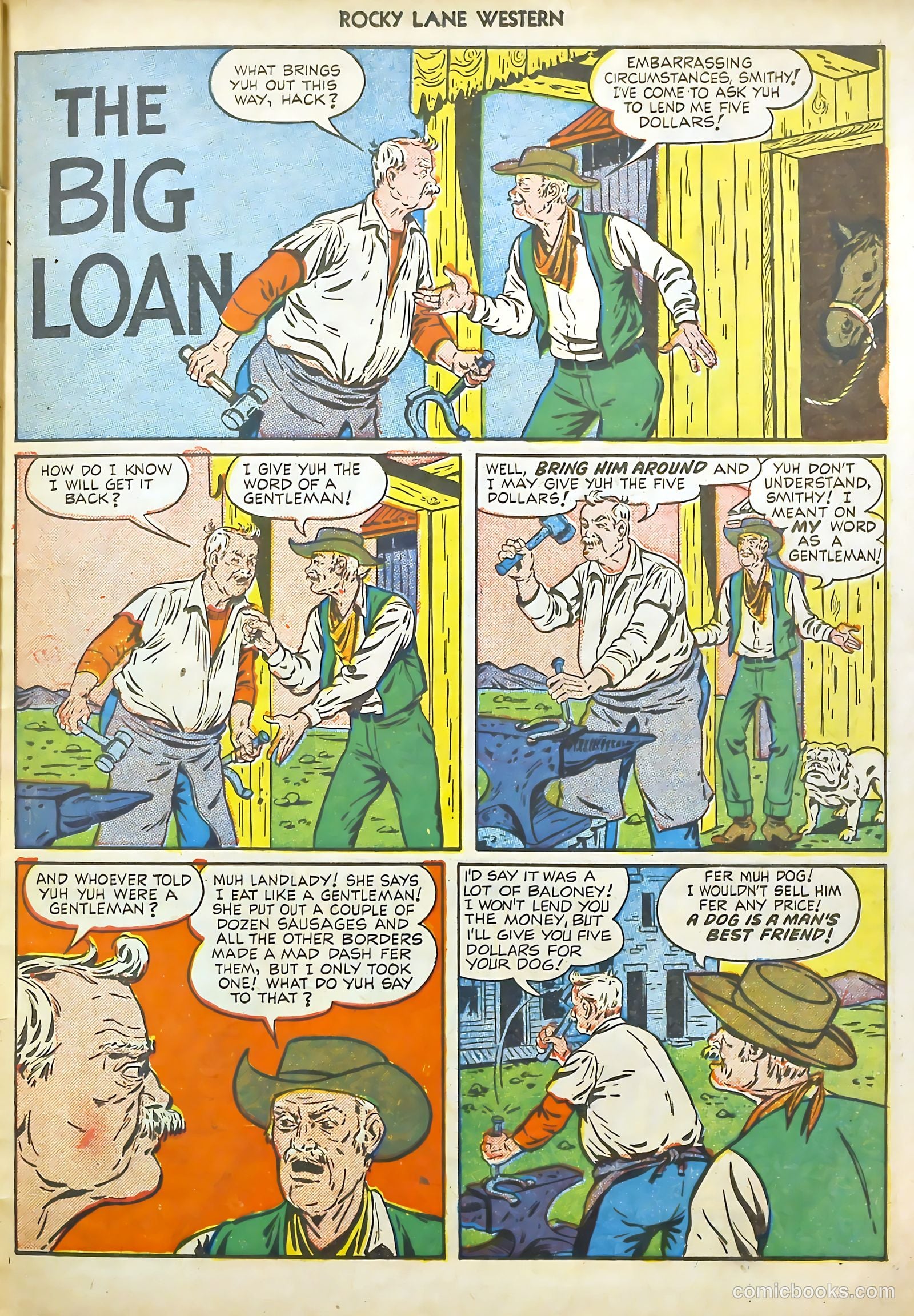 Rocky Lane #18 (1950) — page 31 of 36