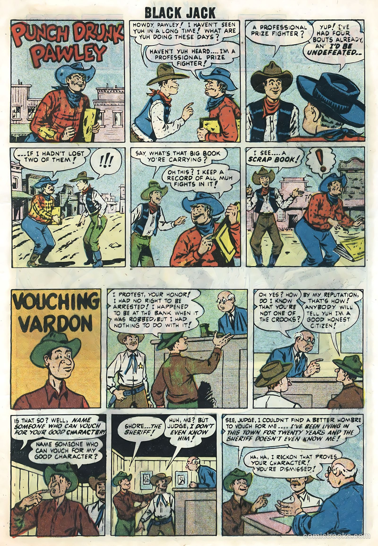 Rocky Lane's Black Jack #20 (1957) — page 9 of 36
