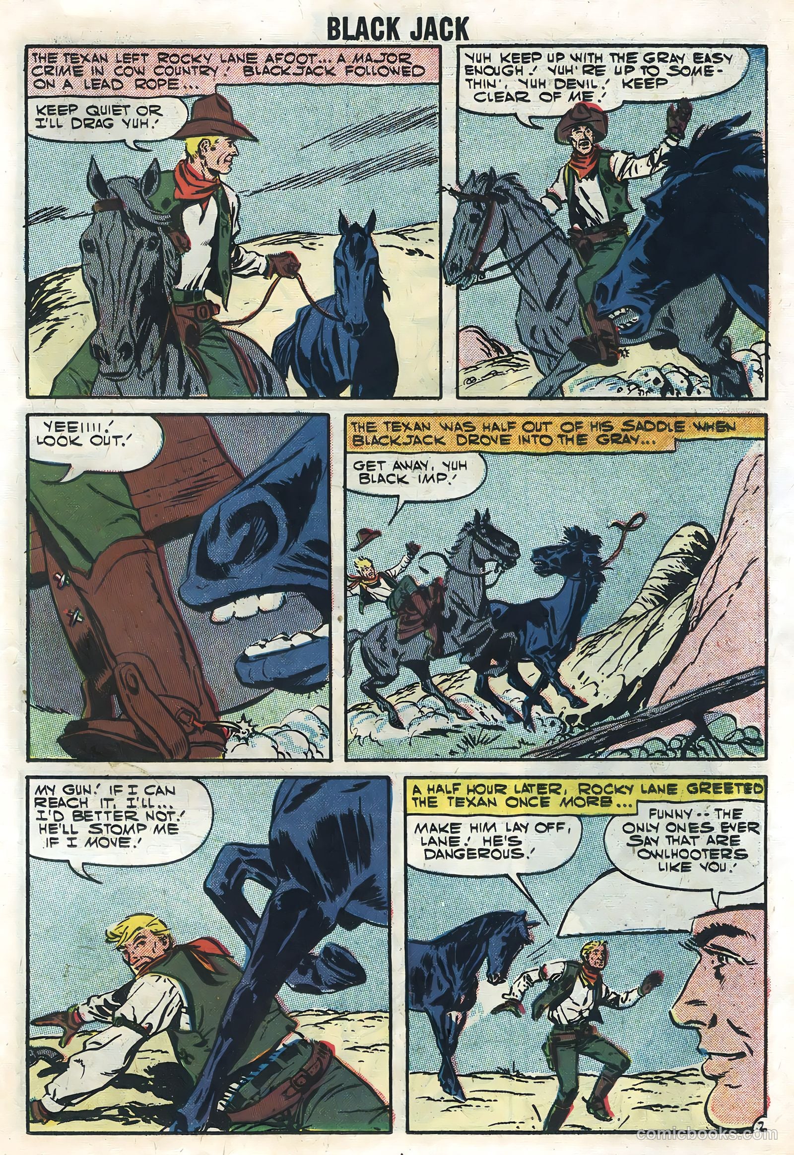 Rocky Lane's Black Jack #20 (1957) — page 11 of 36