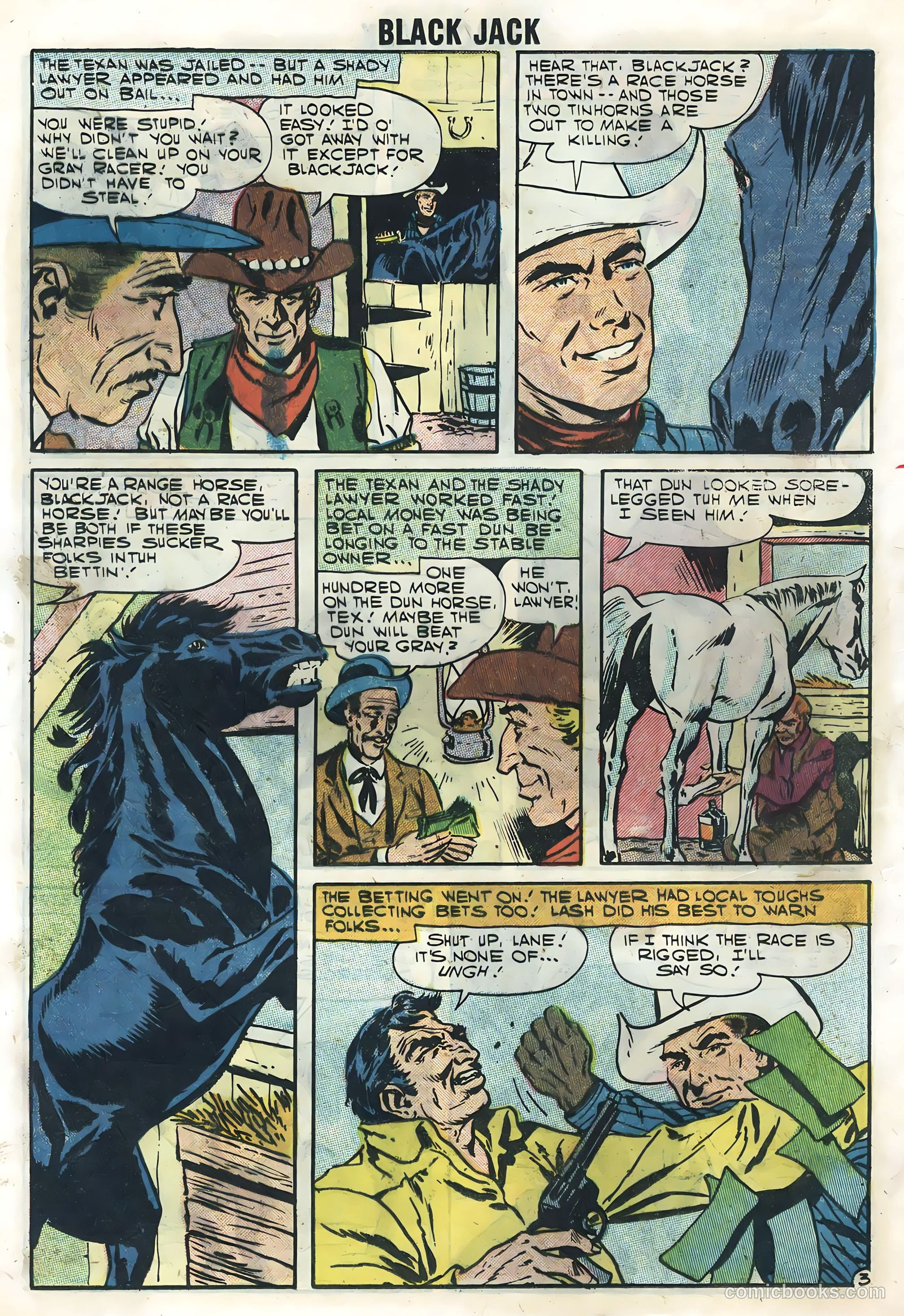 Rocky Lane's Black Jack #20 (1957) — page 12 of 36