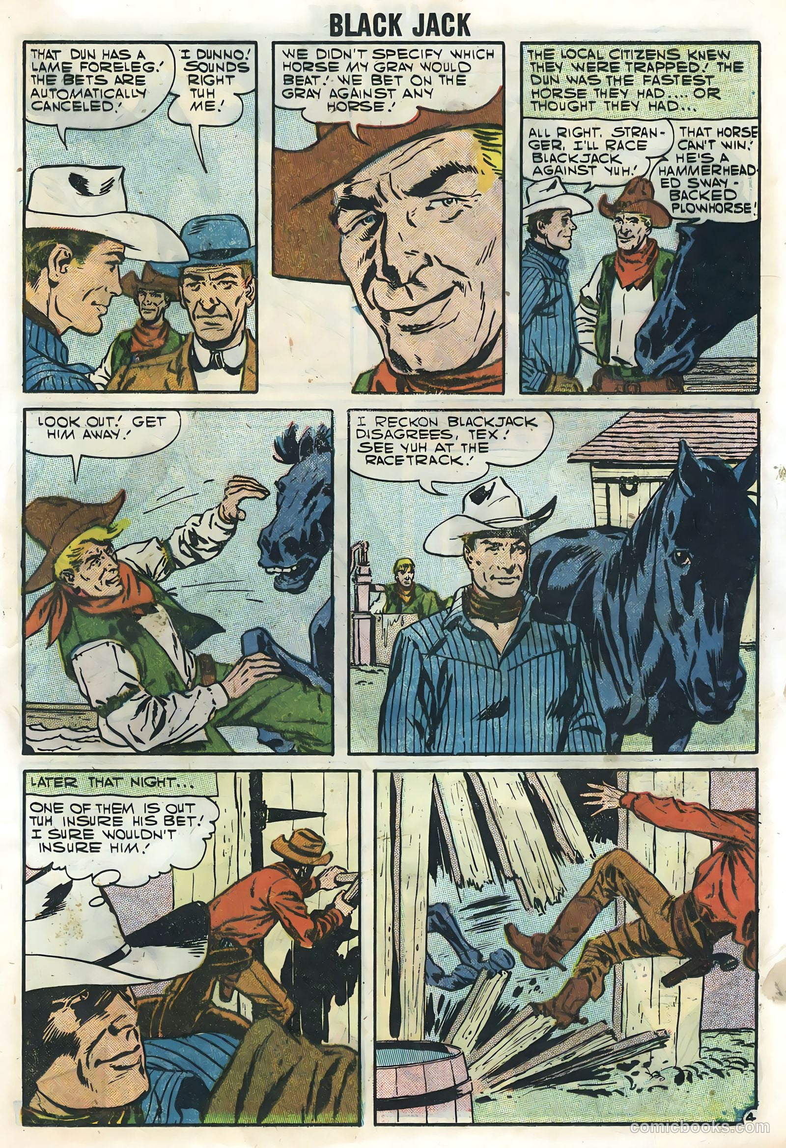 Rocky Lane's Black Jack #20 (1957) — page 13 of 36