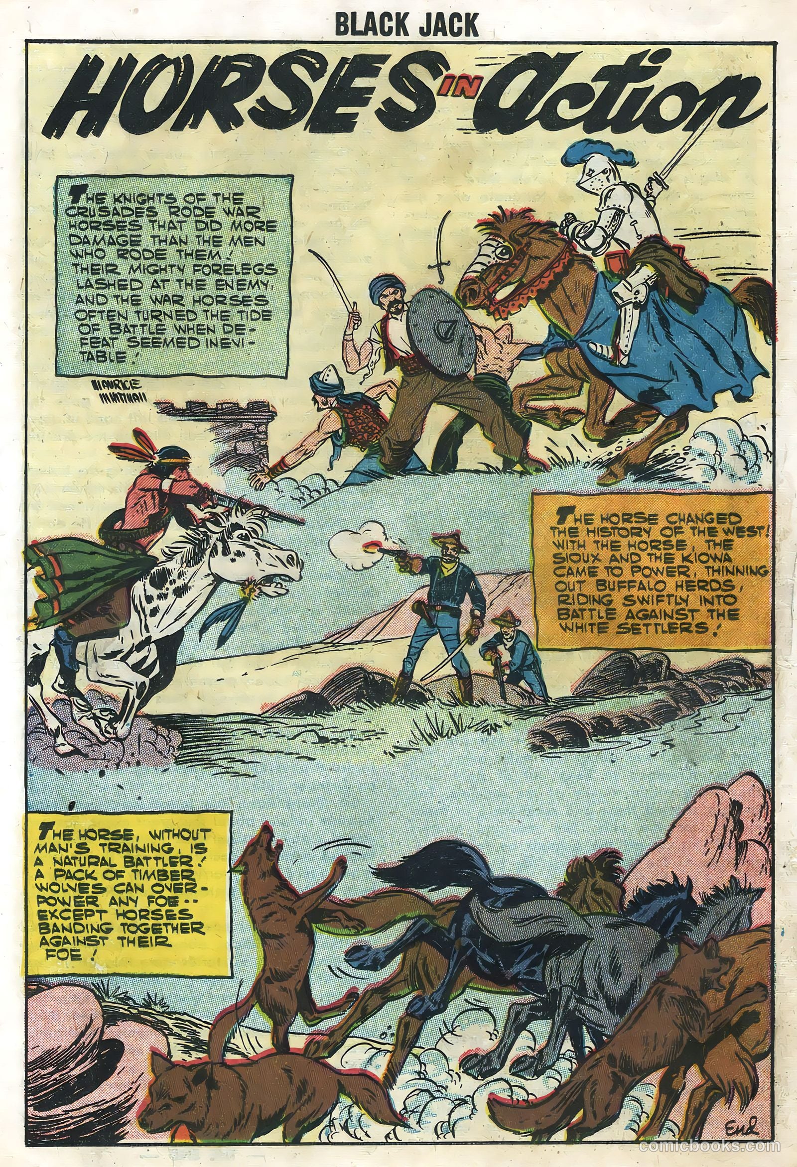 Rocky Lane's Black Jack #20 (1957) — page 18 of 36