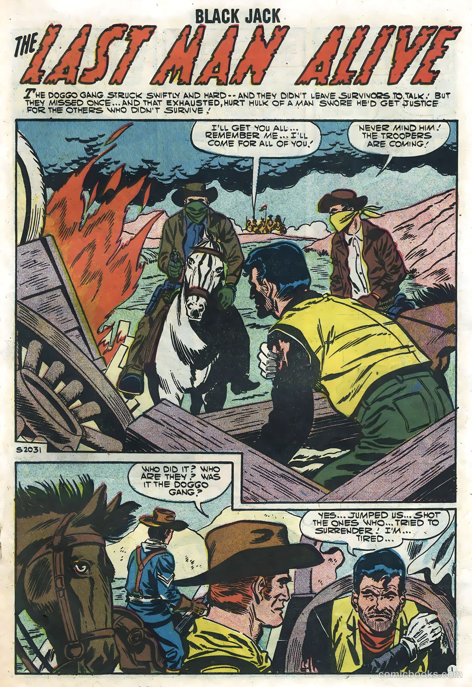 Rocky Lane's Black Jack #20 (1957) — page 19 of 36