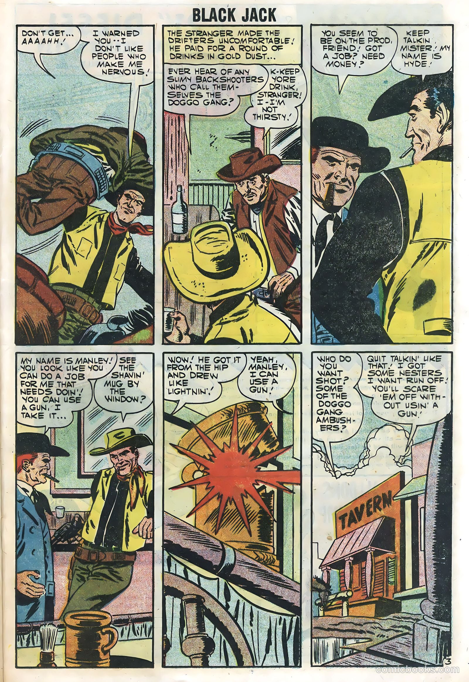 Rocky Lane's Black Jack #20 (1957) — page 21 of 36