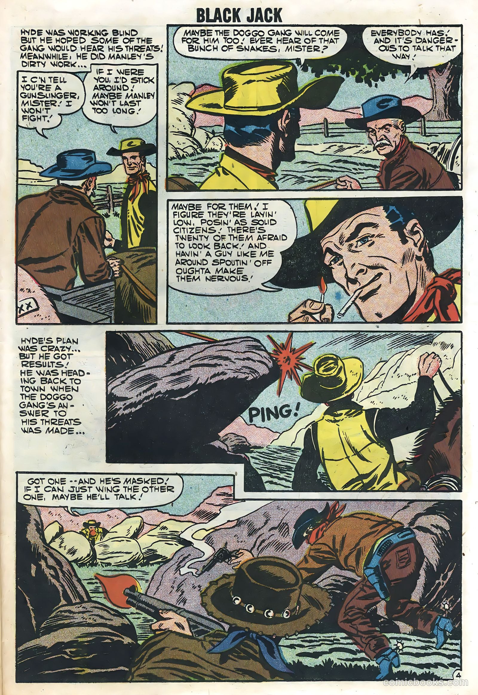 Rocky Lane's Black Jack #20 (1957) — page 23 of 36