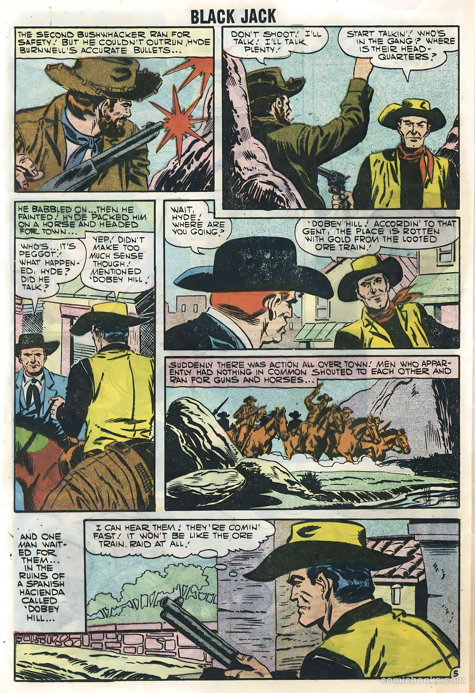 Rocky Lane's Black Jack #20 (1957) — page 24 of 36