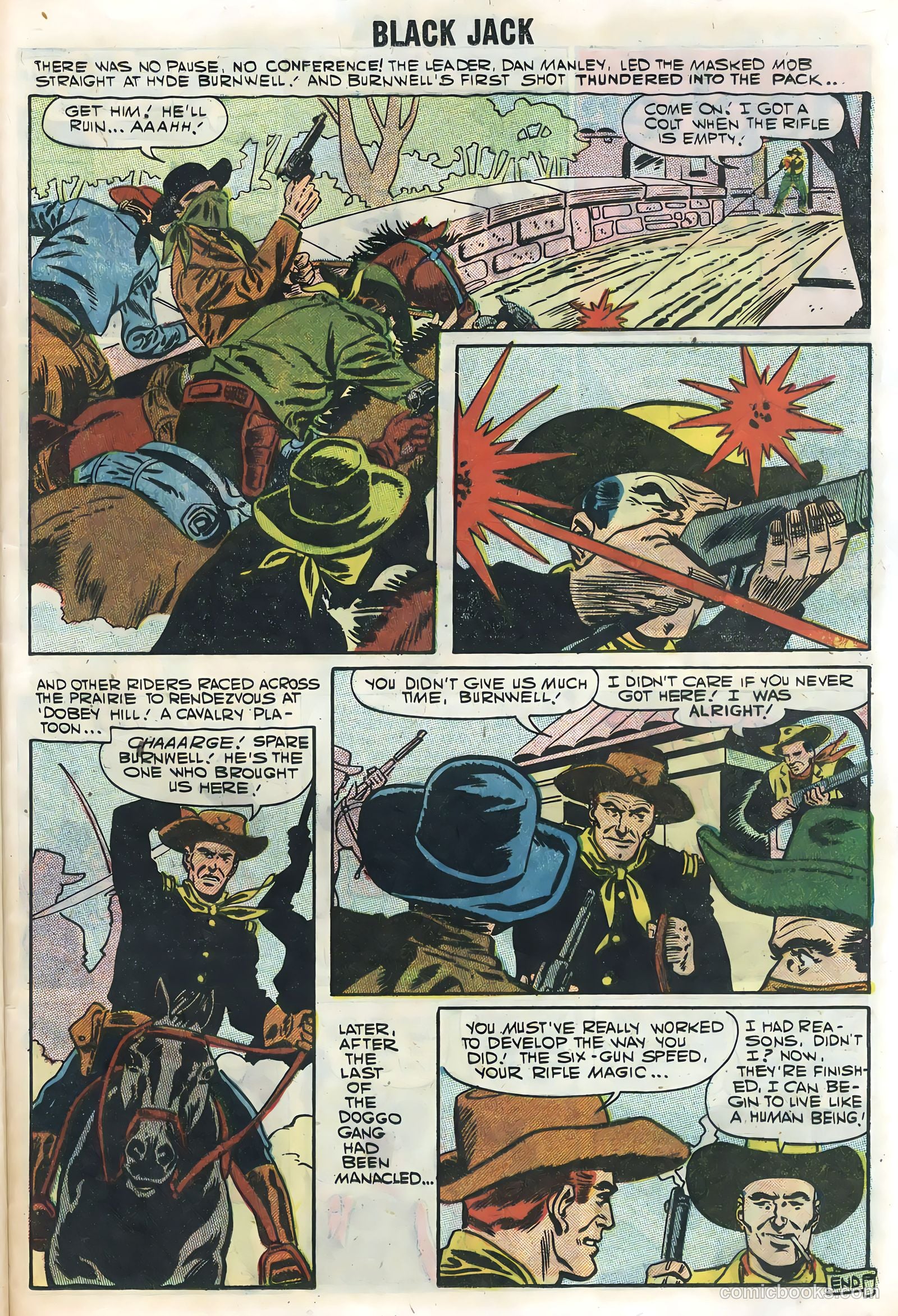 Rocky Lane's Black Jack #20 (1957) — page 25 of 36