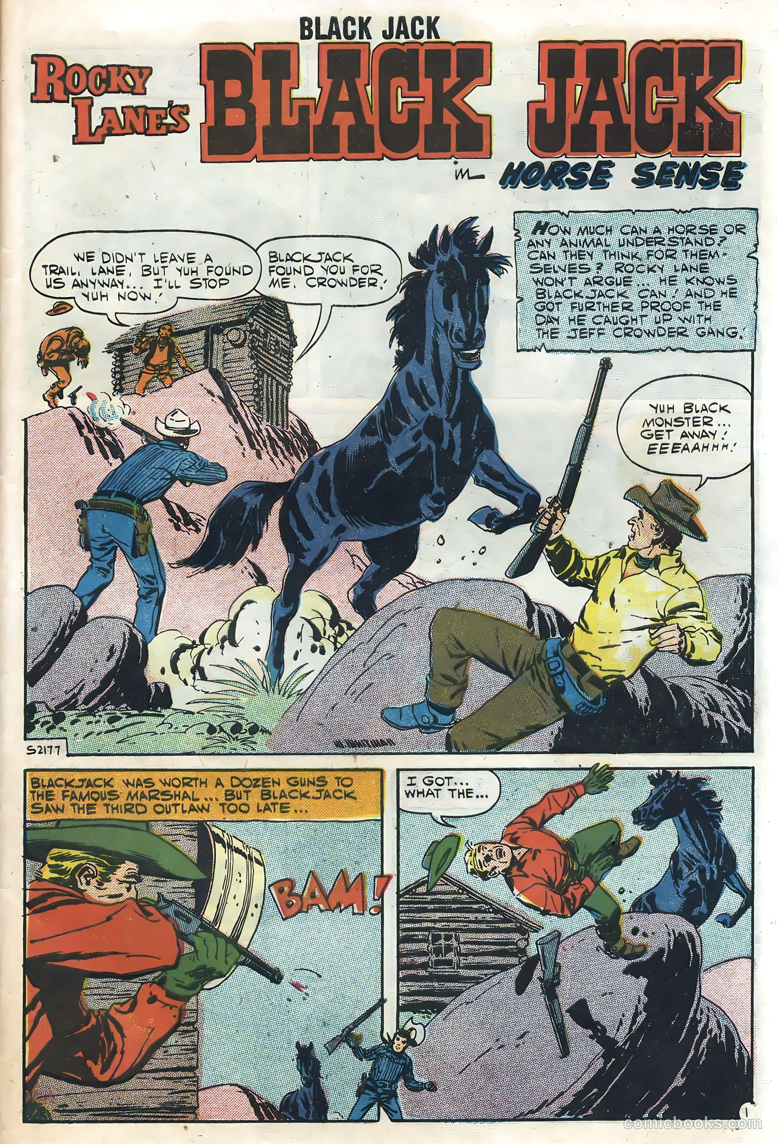 Rocky Lane's Black Jack #20 (1957) — page 27 of 36