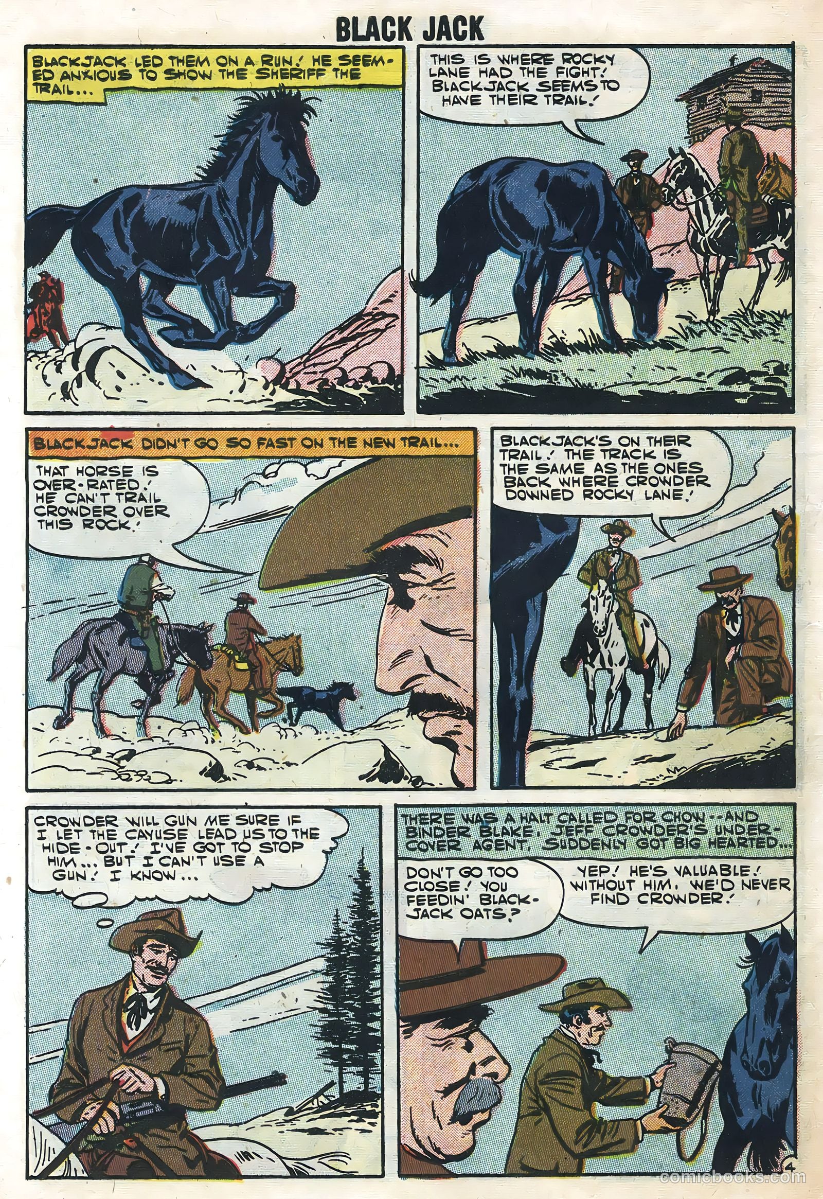 Rocky Lane's Black Jack #20 (1957) — page 30 of 36